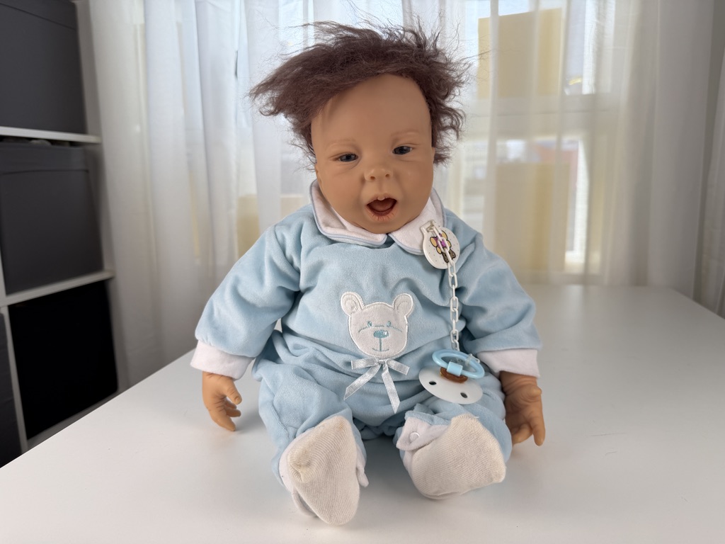 Künstlerpuppe Katja Schneider Ruth Kunz Resin Puppe 50 cm. Top Zustand