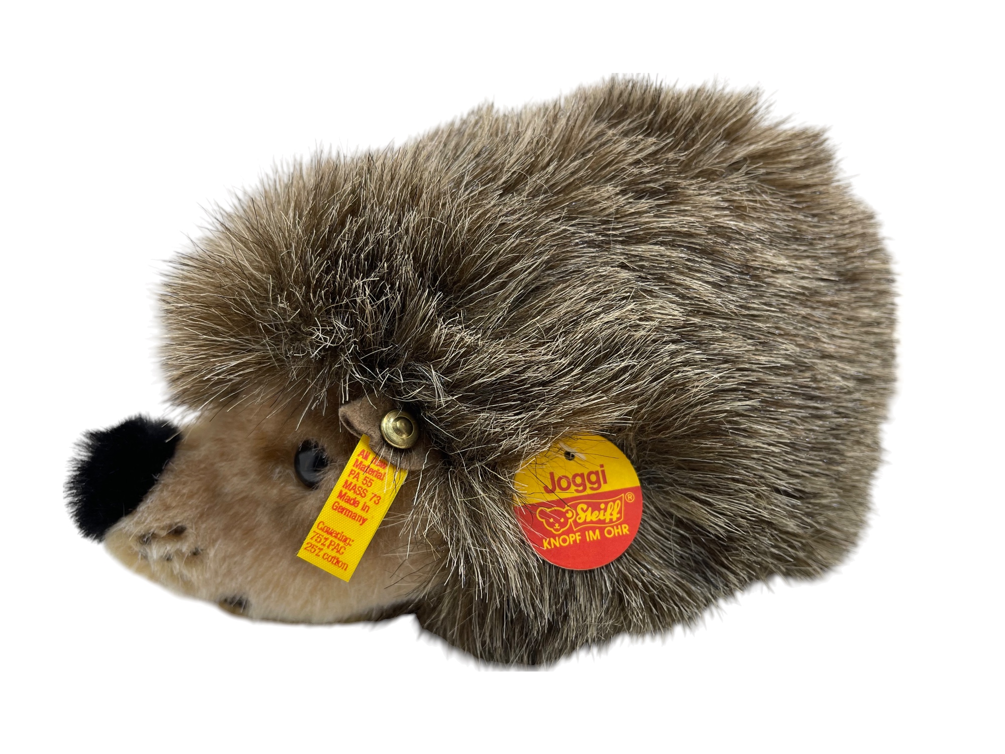 Steiff Tier 1675/18 Igel Joggi - 18 cm. Top Zustand    