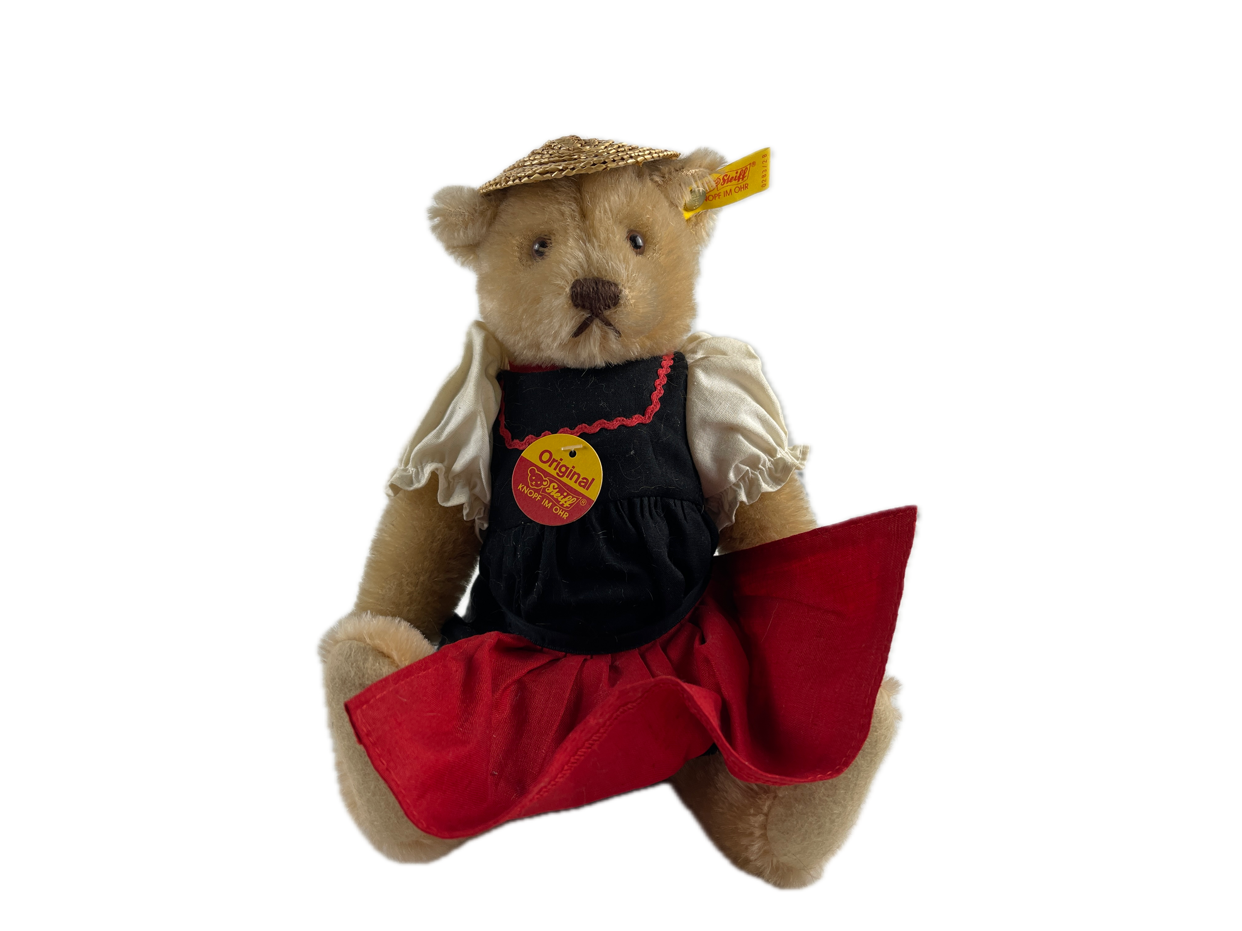 Steiff Tier 0283/28 Schwarzwald Teddy Bär 28 cm. Top Zustand   