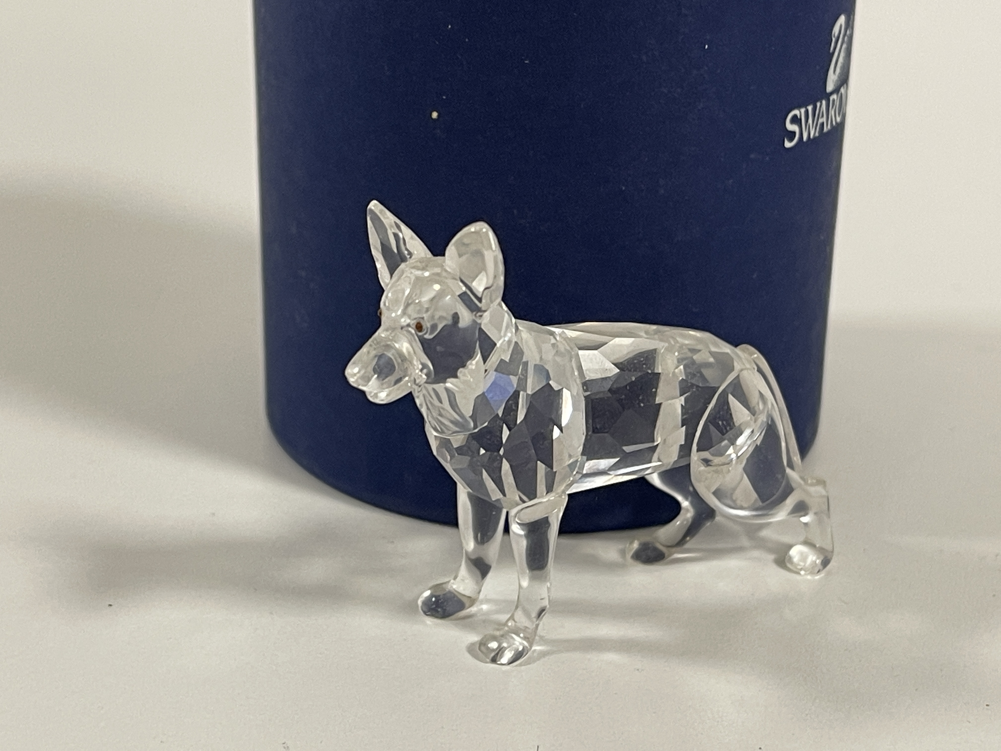 Swarovski Figur 235484 Schäferhund 8 cm. Mit Ovp & Zertifikat - Top Zustand