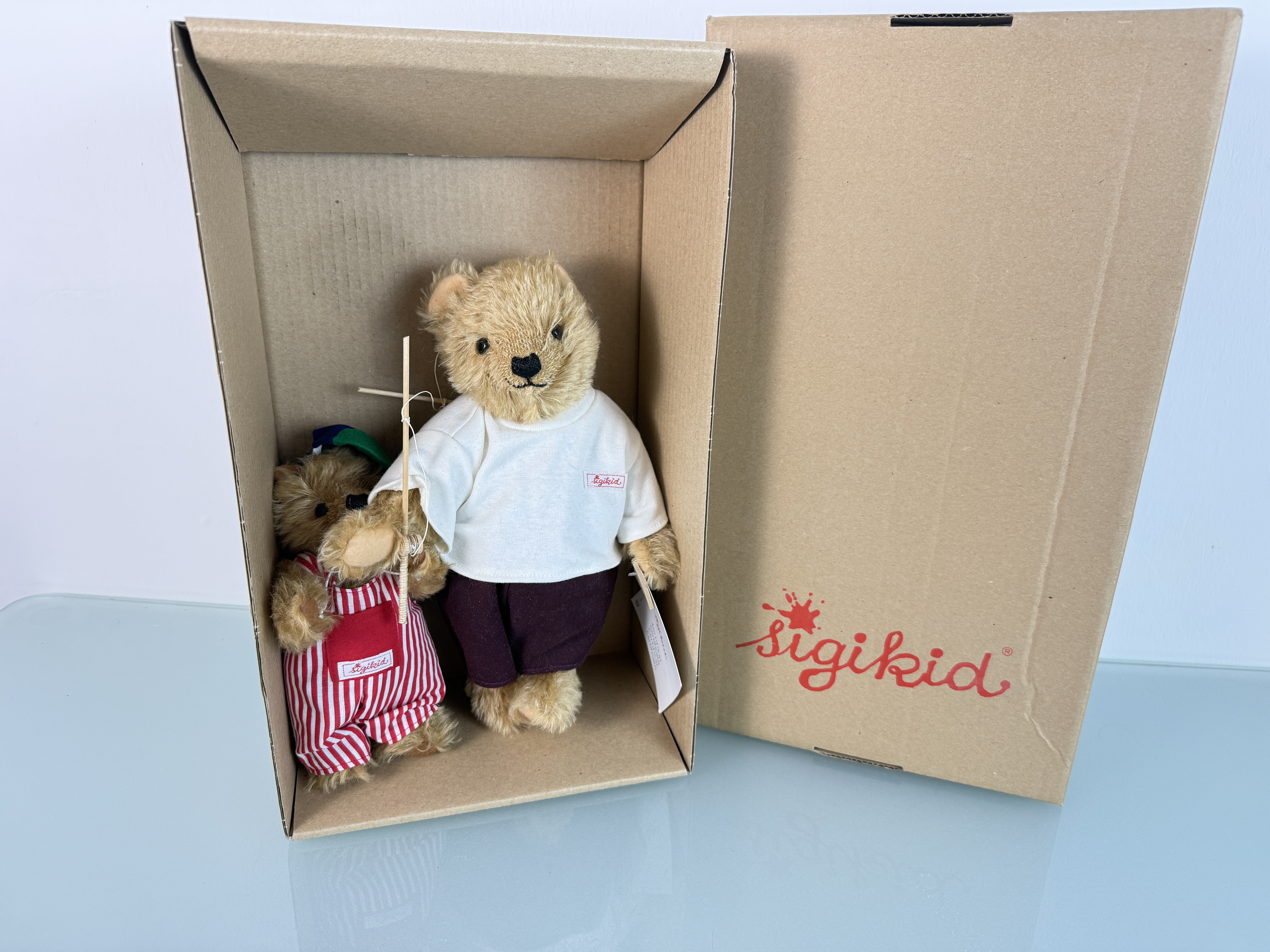 Künstlerbär Sigikid Bär Teddy Bär 29 + 20 cm. Top Zustand.   