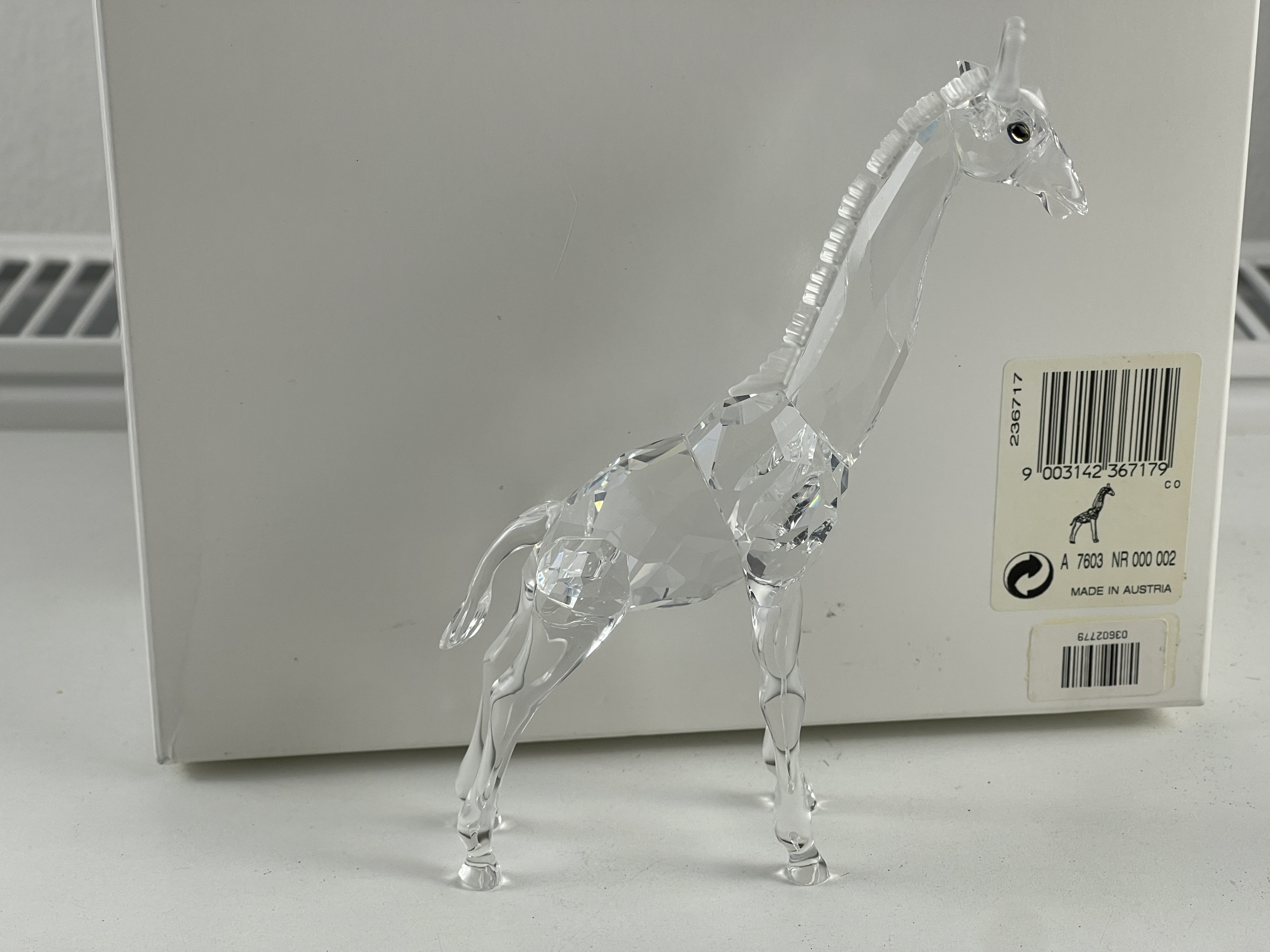 Swarovski Figur 236717 Giraffe 14 cm. Inkl. OVP & Zertifikat - Top Zustand 