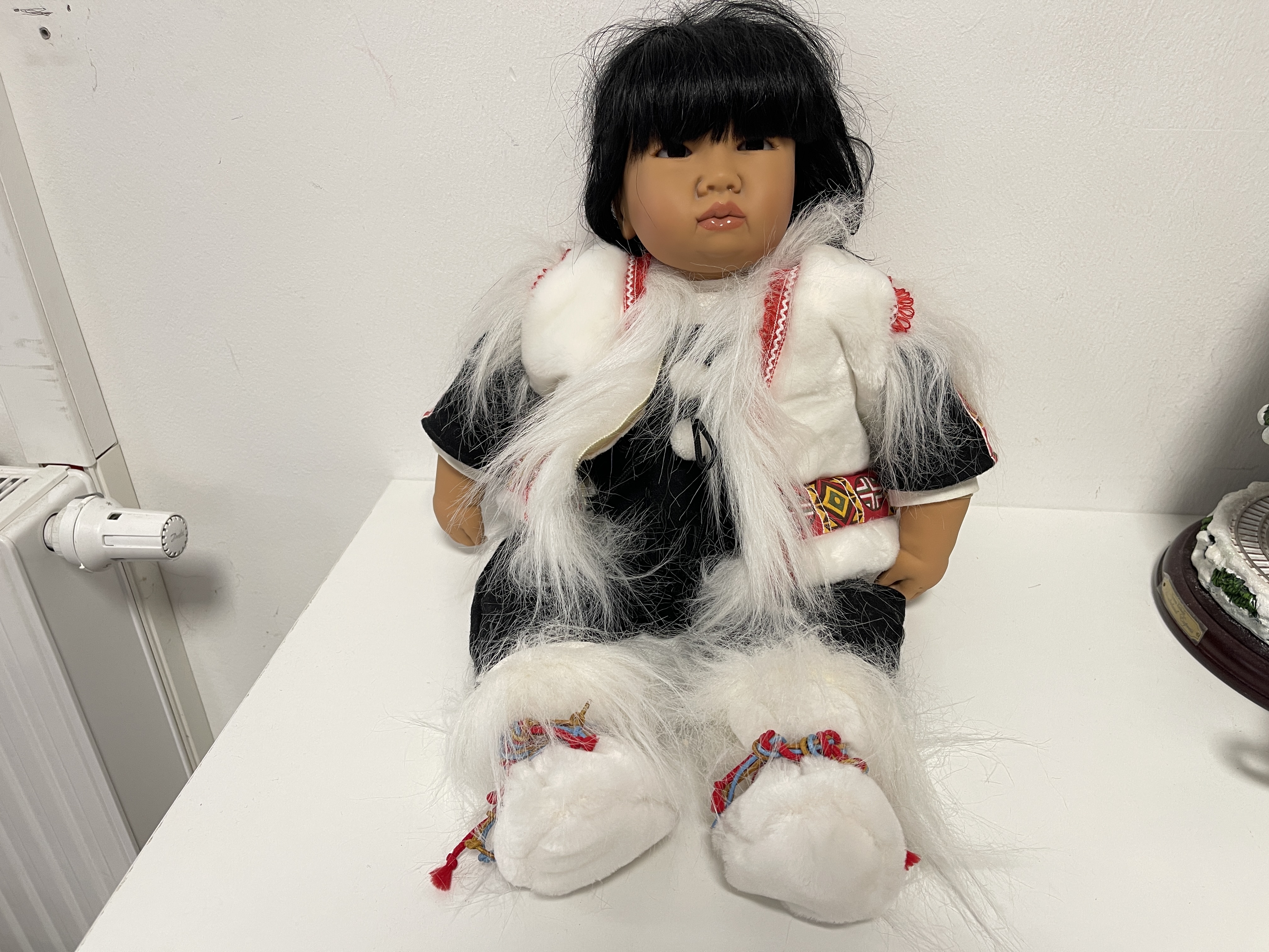 Künstlerpuppe Götz Carin Lossnitzer Vinyl Puppe 50 cm. Top Zustand 