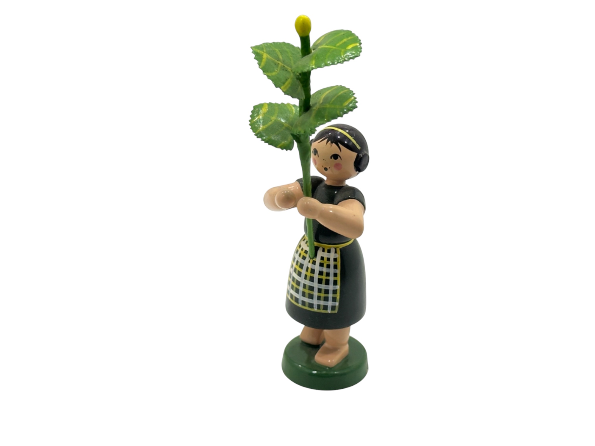 Erzgebirge Ulmik Figur Blumenkind 11 cm. Top Zustand 