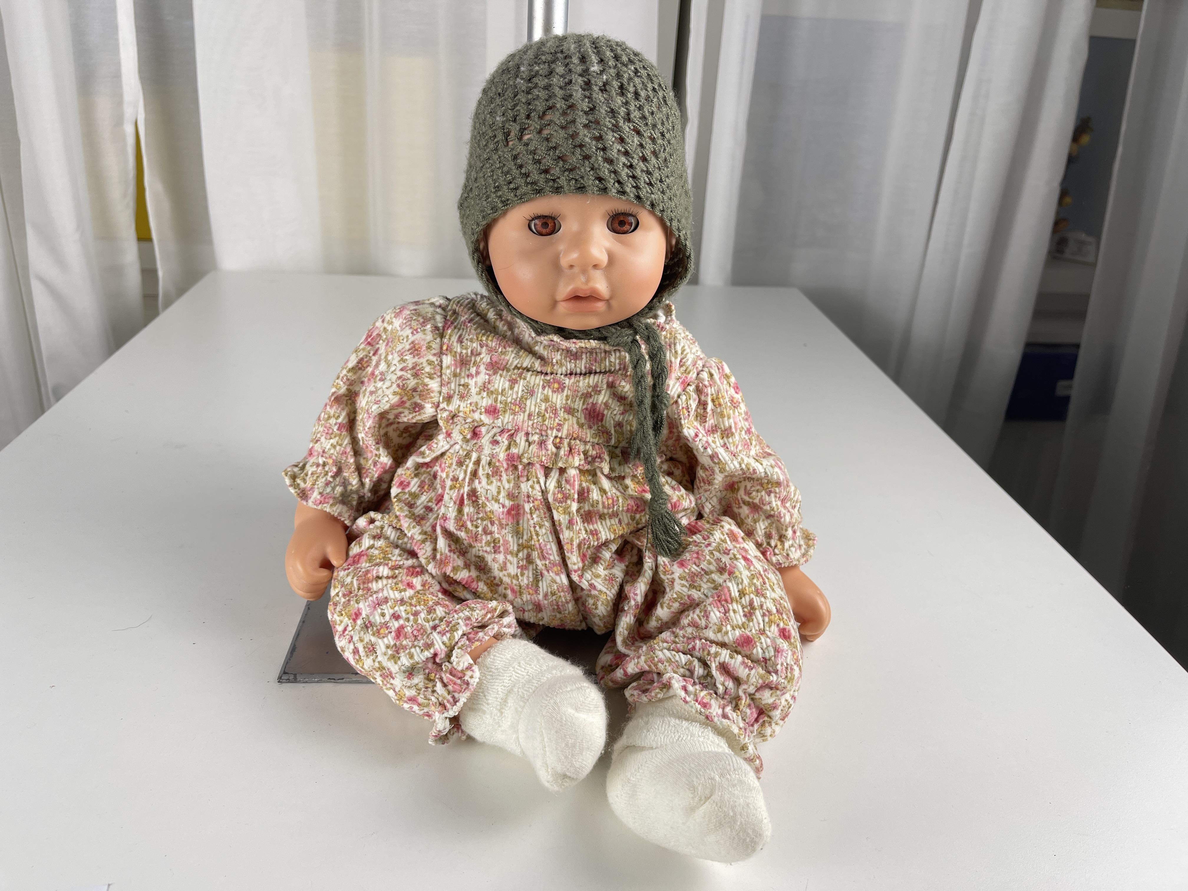 Künstlerpuppe Götz Vinyl Puppe 45 cm Top Zustand 