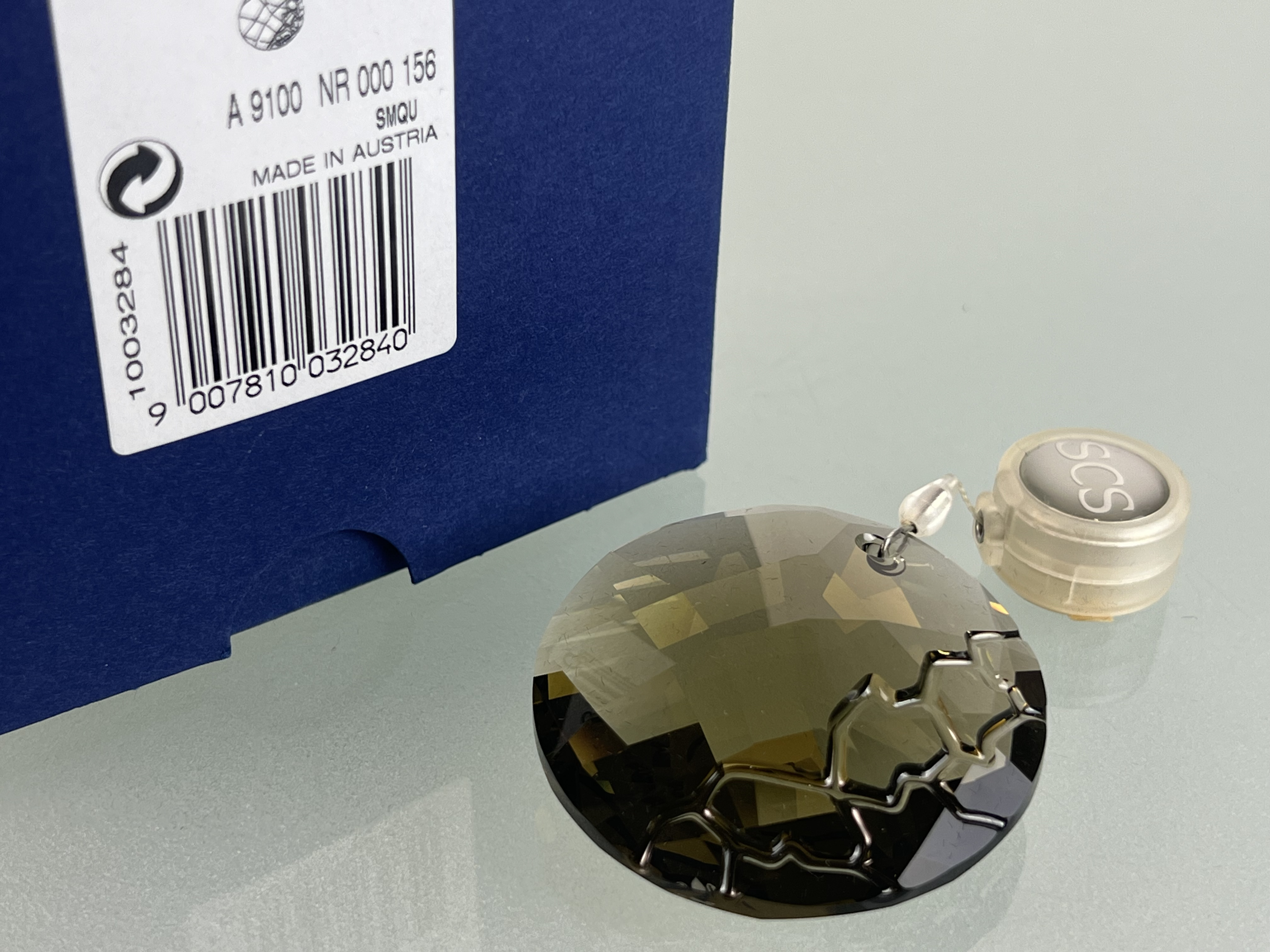  Swarovski Figur 1003284 Fenster Ornament Braun 5 cm. Mit OVP + Zertifikat. Top Zustand