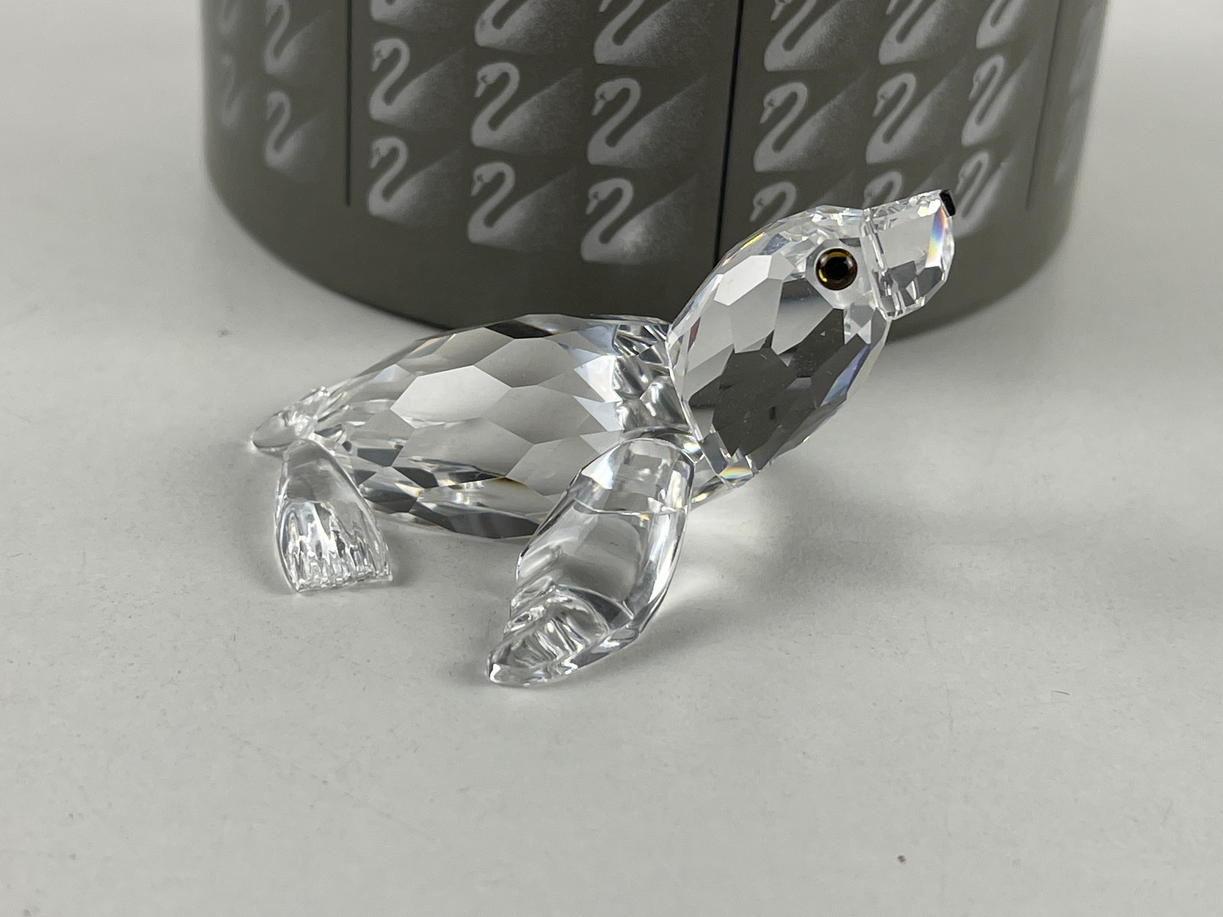  Swarovski Figur 221120 Kristall Seehund / Robbe 5,5 cm. Ovp & Zertifikat. Top Zustand 