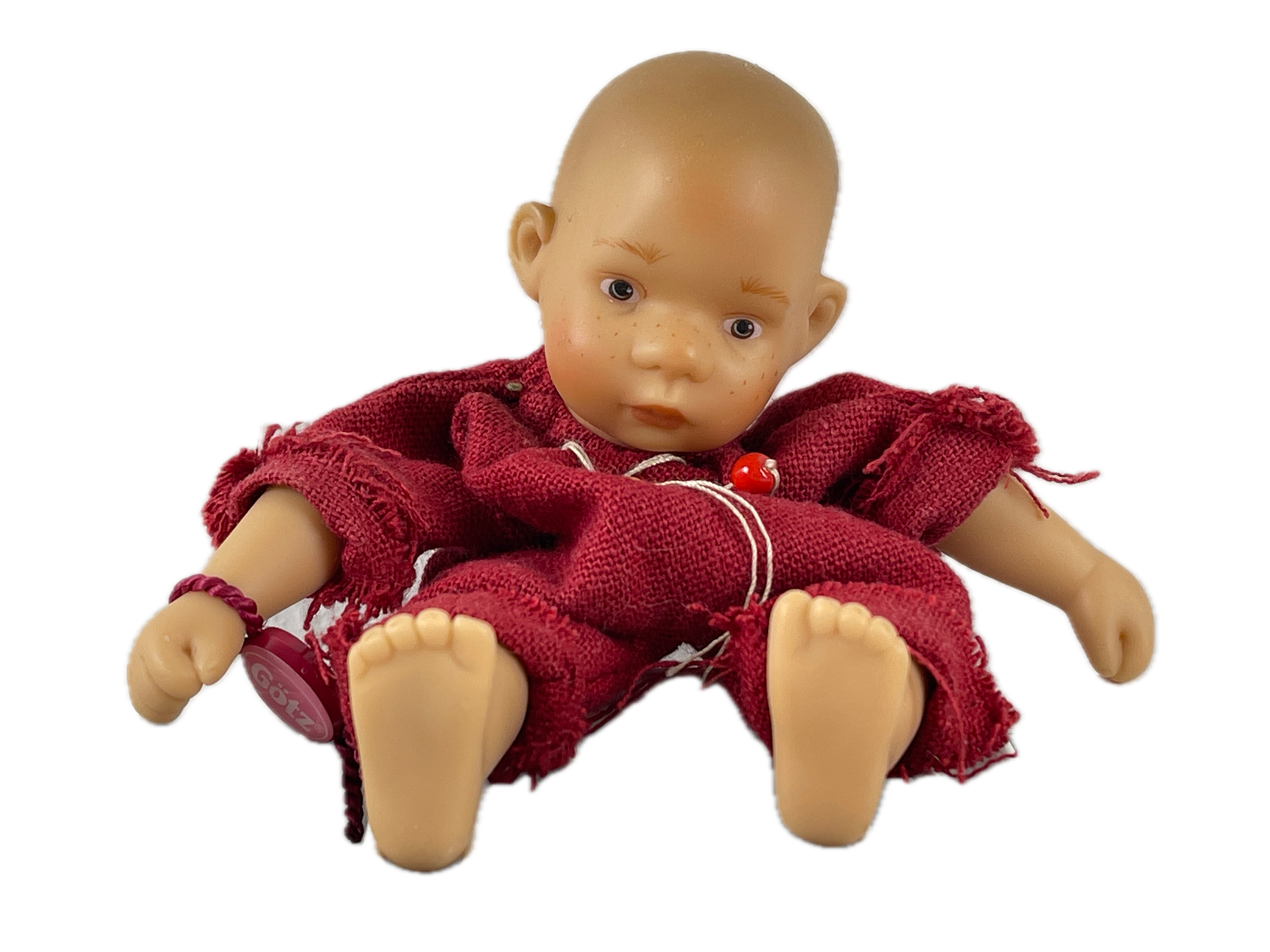 Künstlerpuppe Götz Sammler Vinyl Puppe 16 cm. Top Zustand   