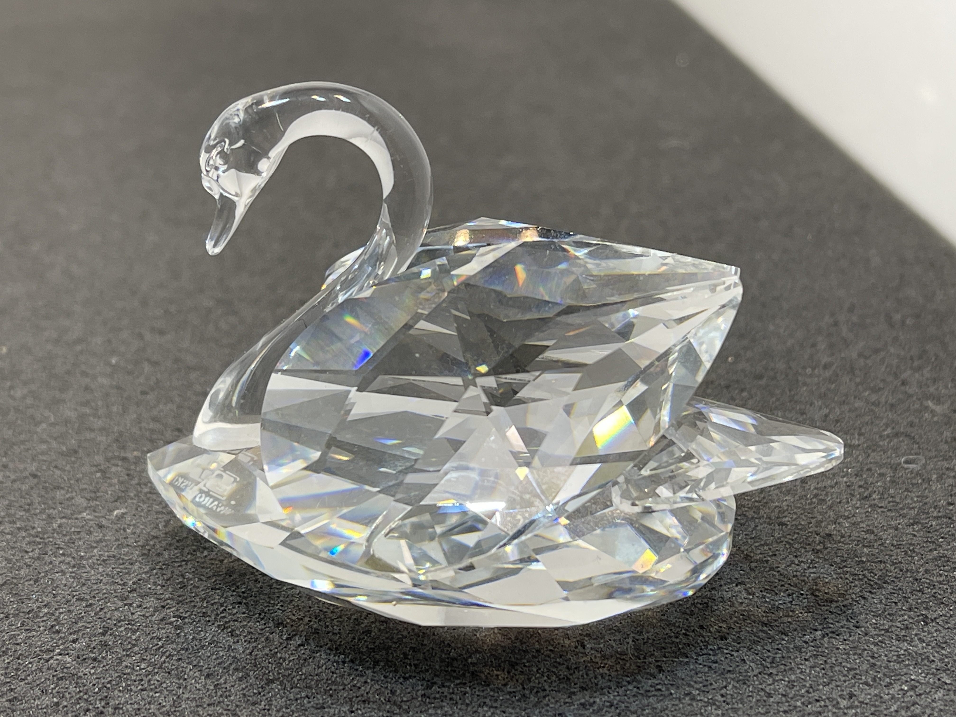  Swarovski Figur 010005 Großer Schwan 7,5 cm. Top Zustand 