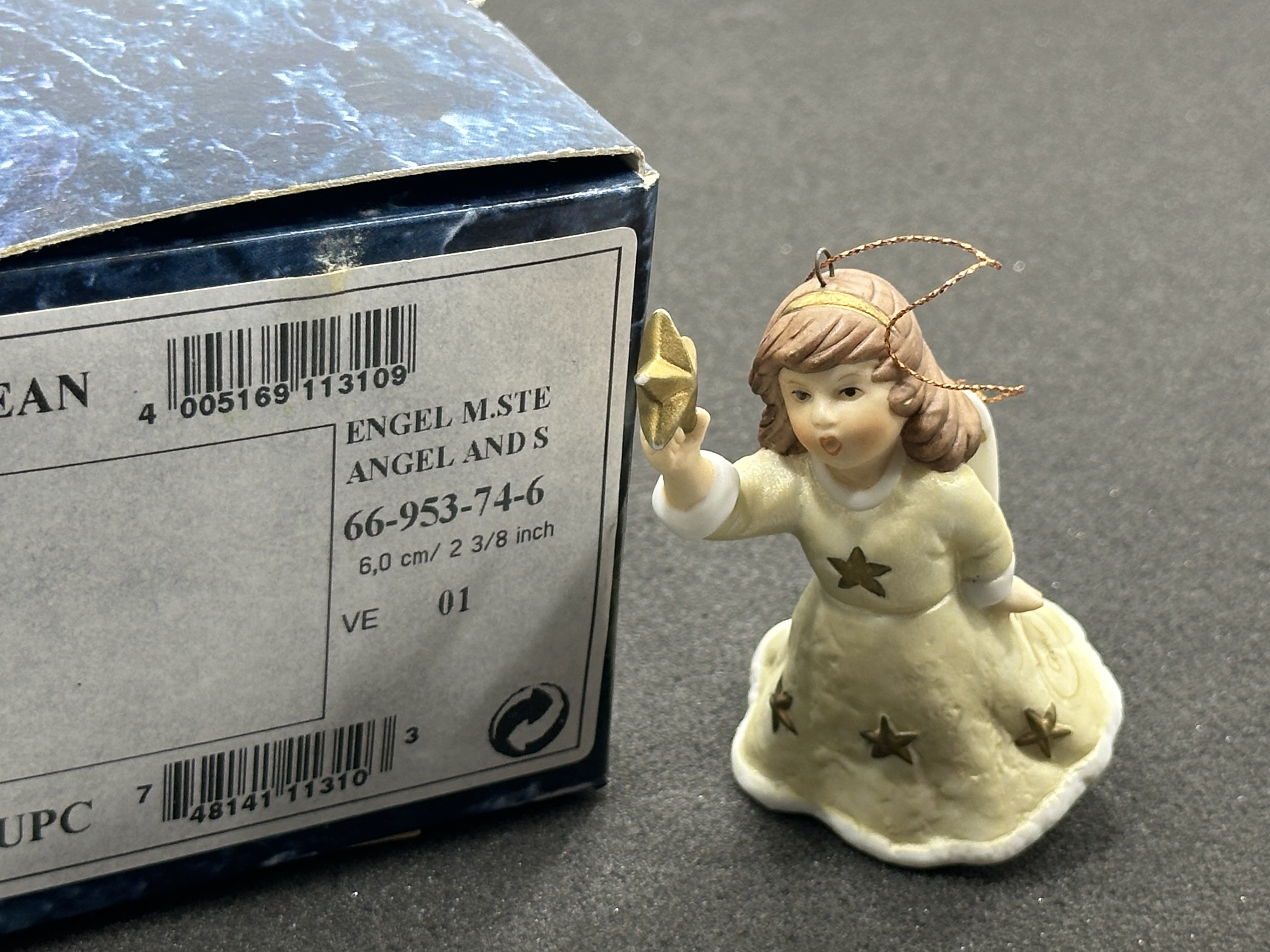 Goebel Figur 66-953-74-6 Engel mit Stern 6 cm. 1 Wahl. Top Zustand