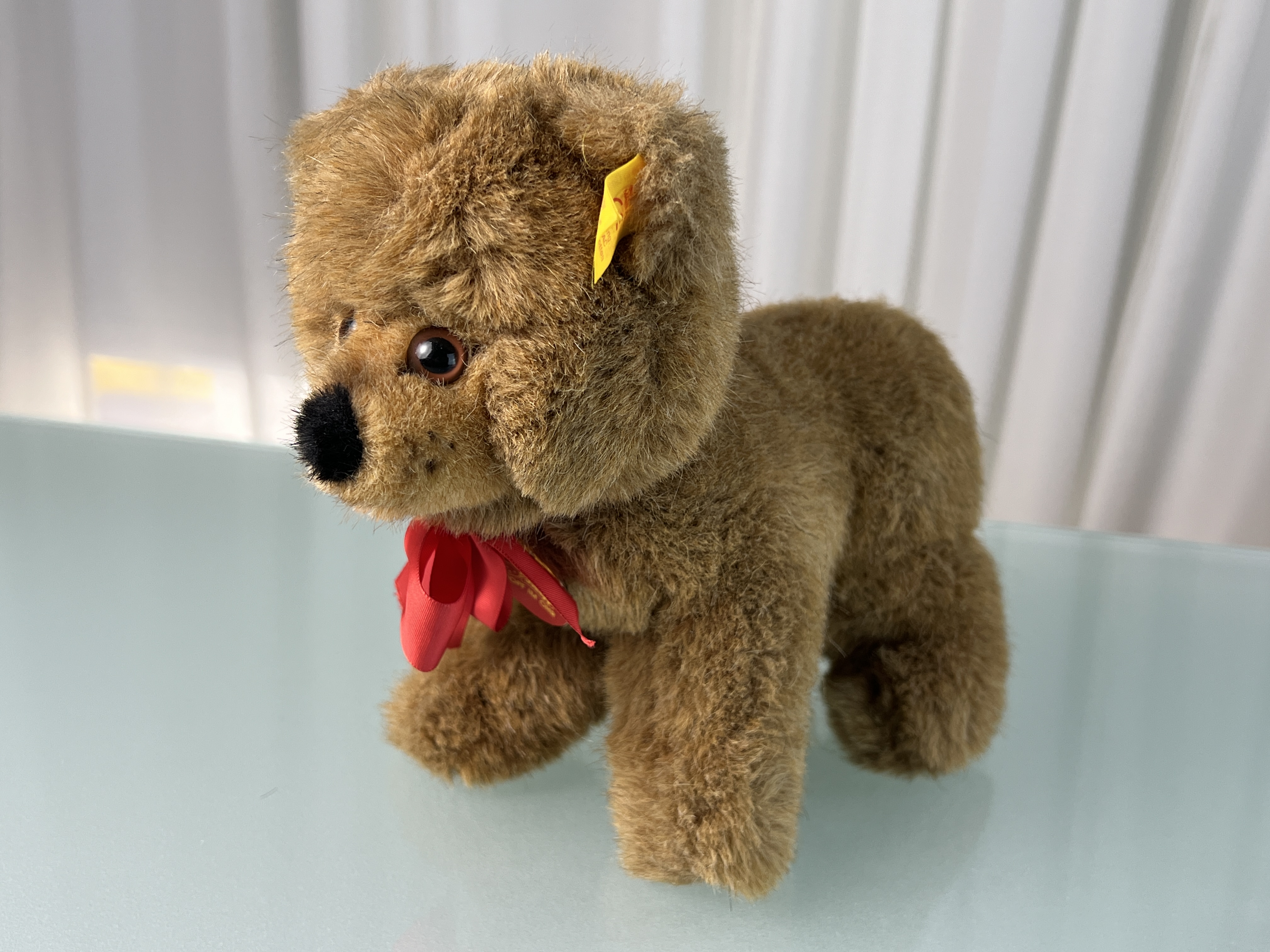 Steiff Tier 081255 Teddybär 19 x 22 cm. Top Zustand 