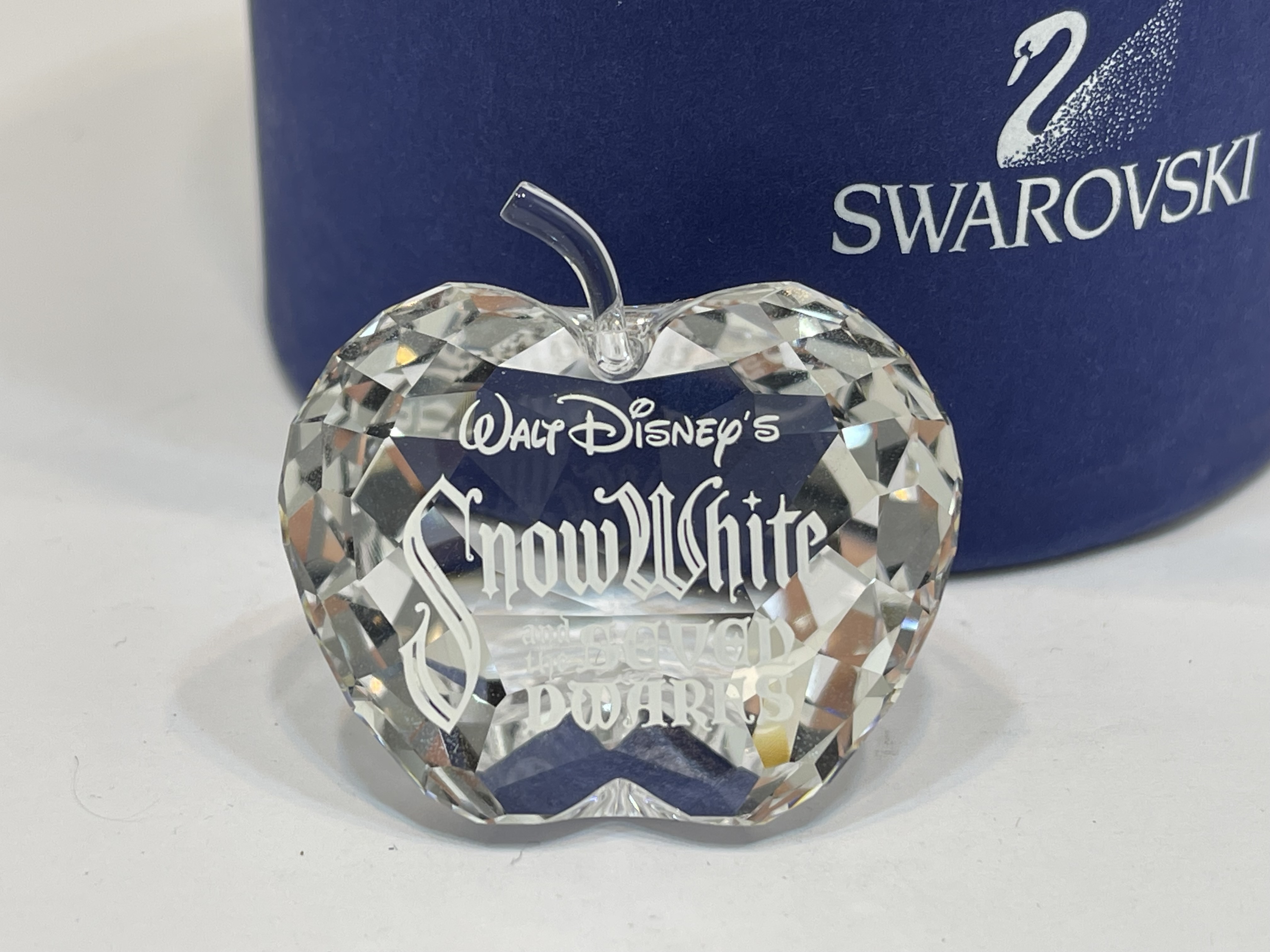 Swarovski Figur 1016525 Plakette Schneewittchen 4 cm. Mit OVP + Zertifikat. Top Zustand 
