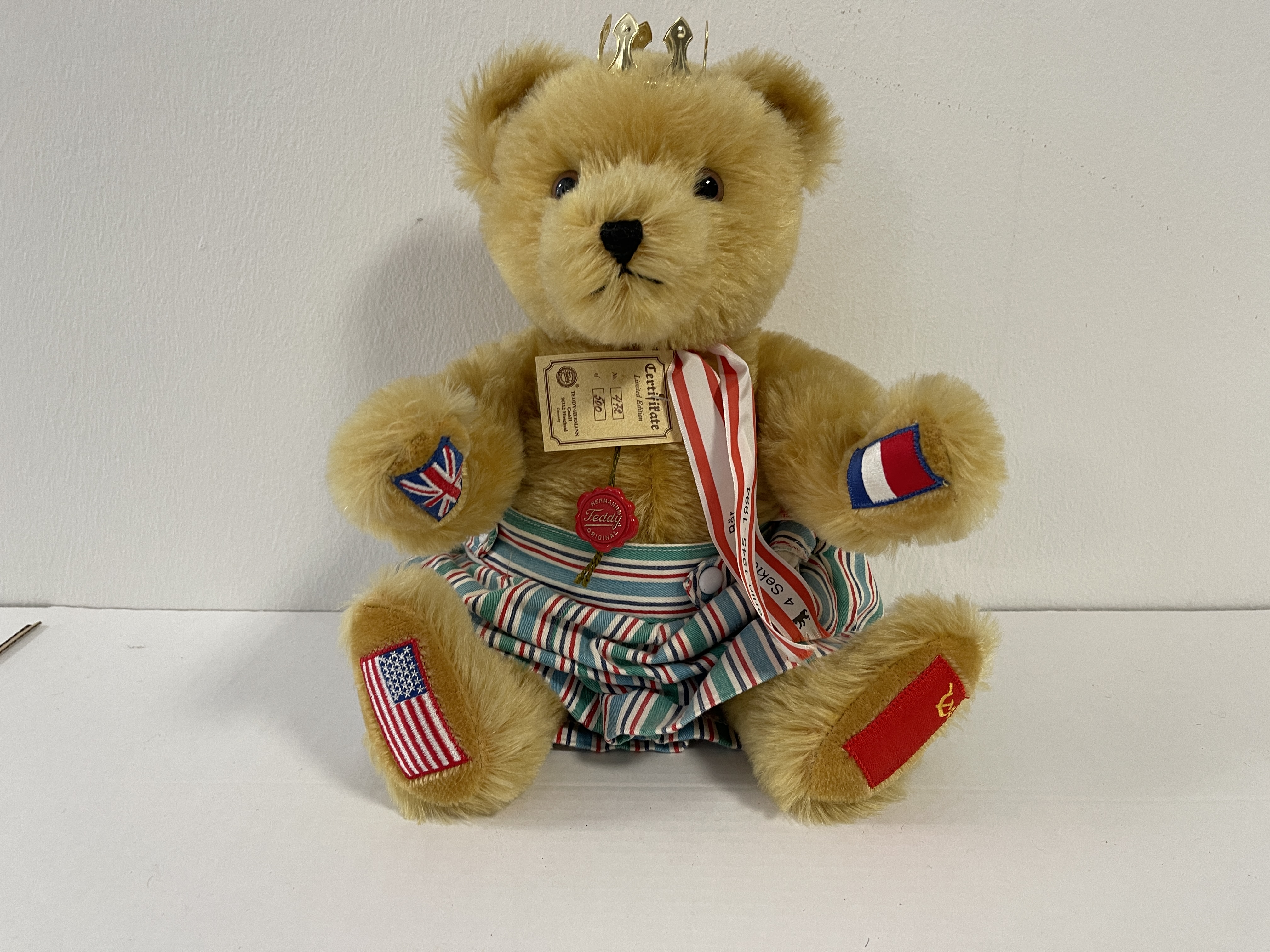 Hermann Sammler Teddy Bär 38 cm.  Top Zustand  