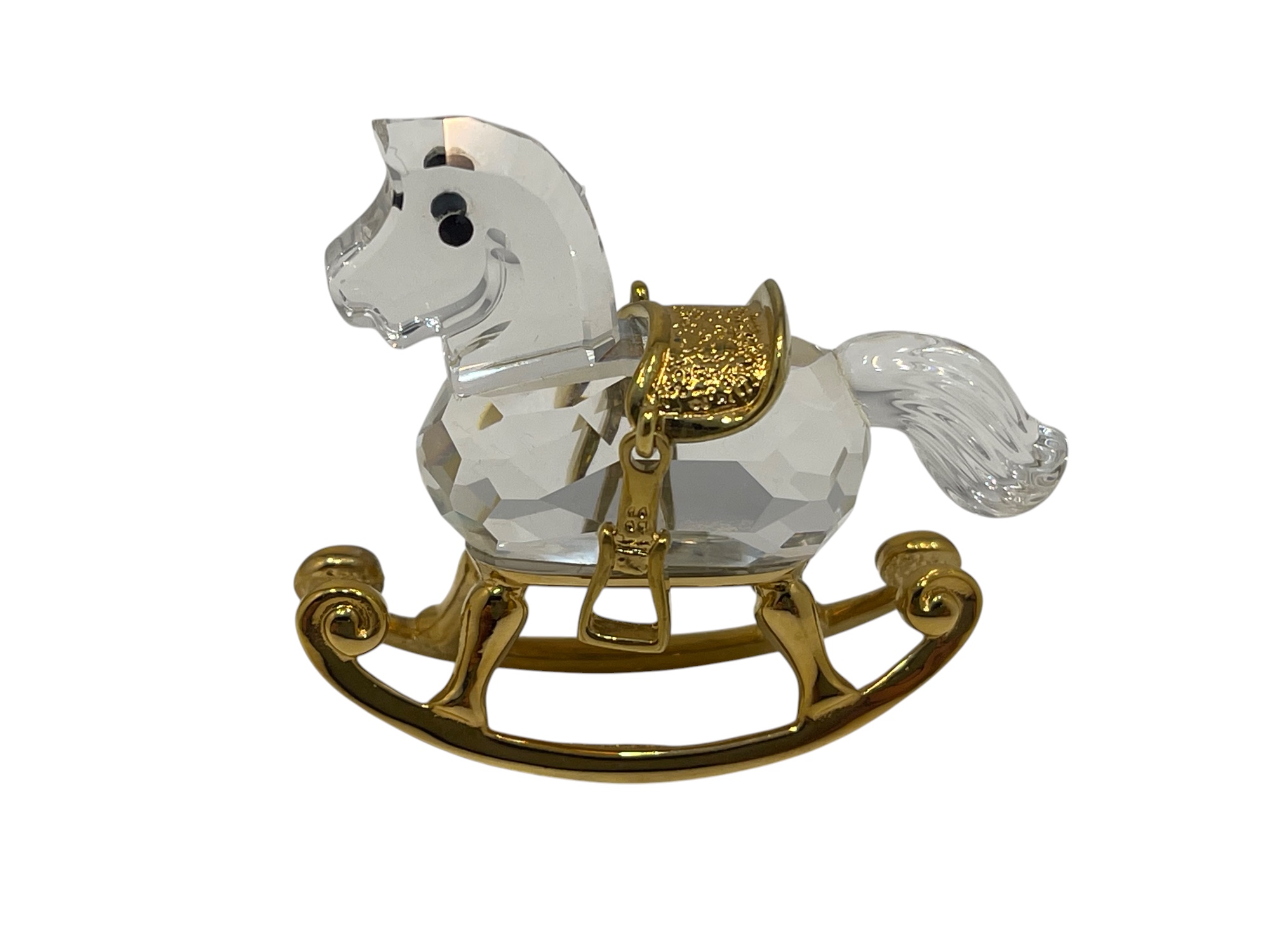 Swarovski Figur Kristall 199447 Schaukelpferd 4,5 cm. - Top Zustand  