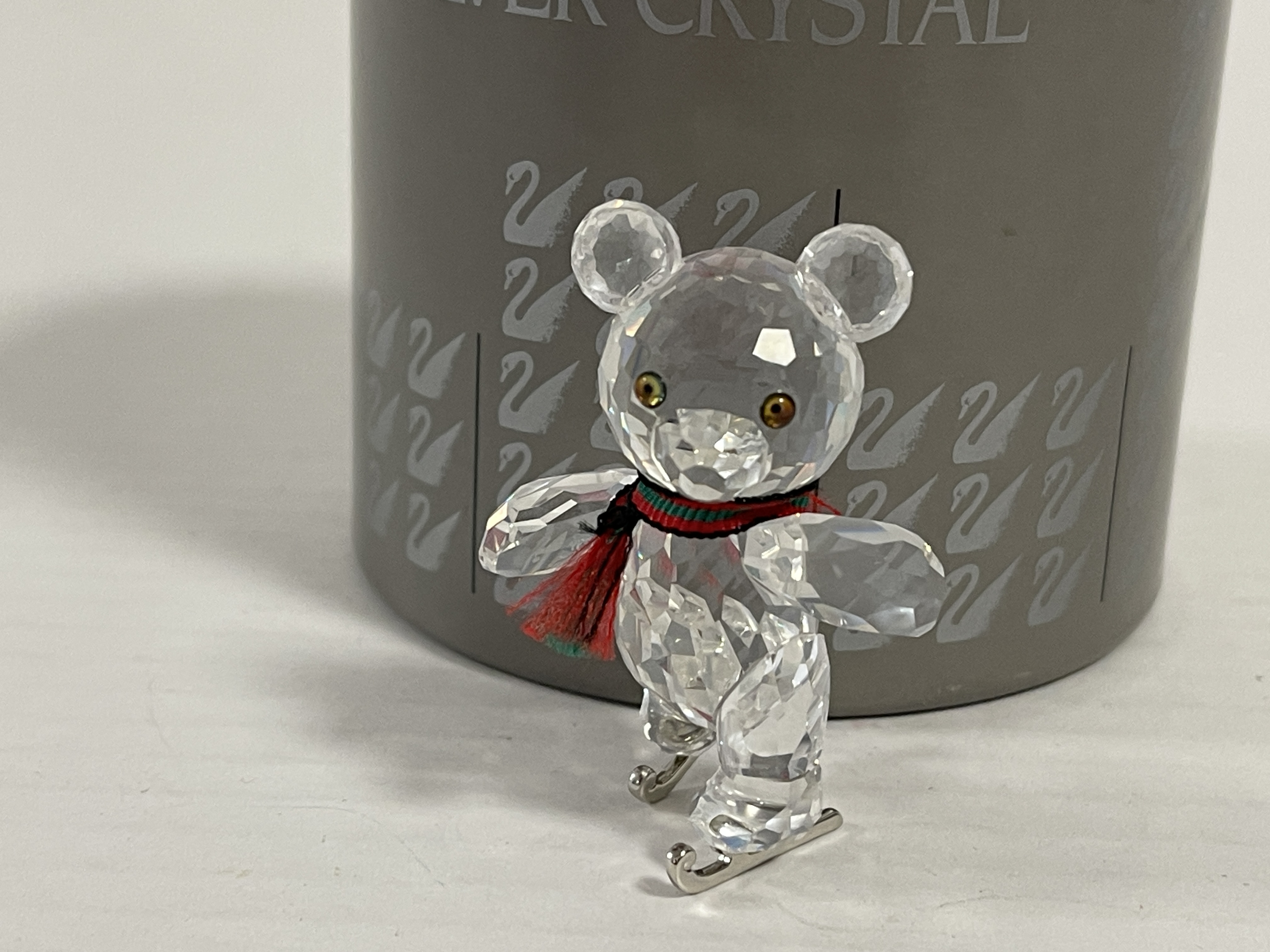 Swarovski Figur 193011 Kris Bär auf Schlittschuhe 5 cm. Ovp - Zertifikat - Top Zustand