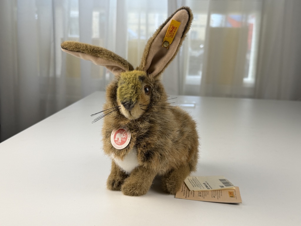 Steiff Tier 078415 Hase Mümmel 16 cm Top Zustand.   