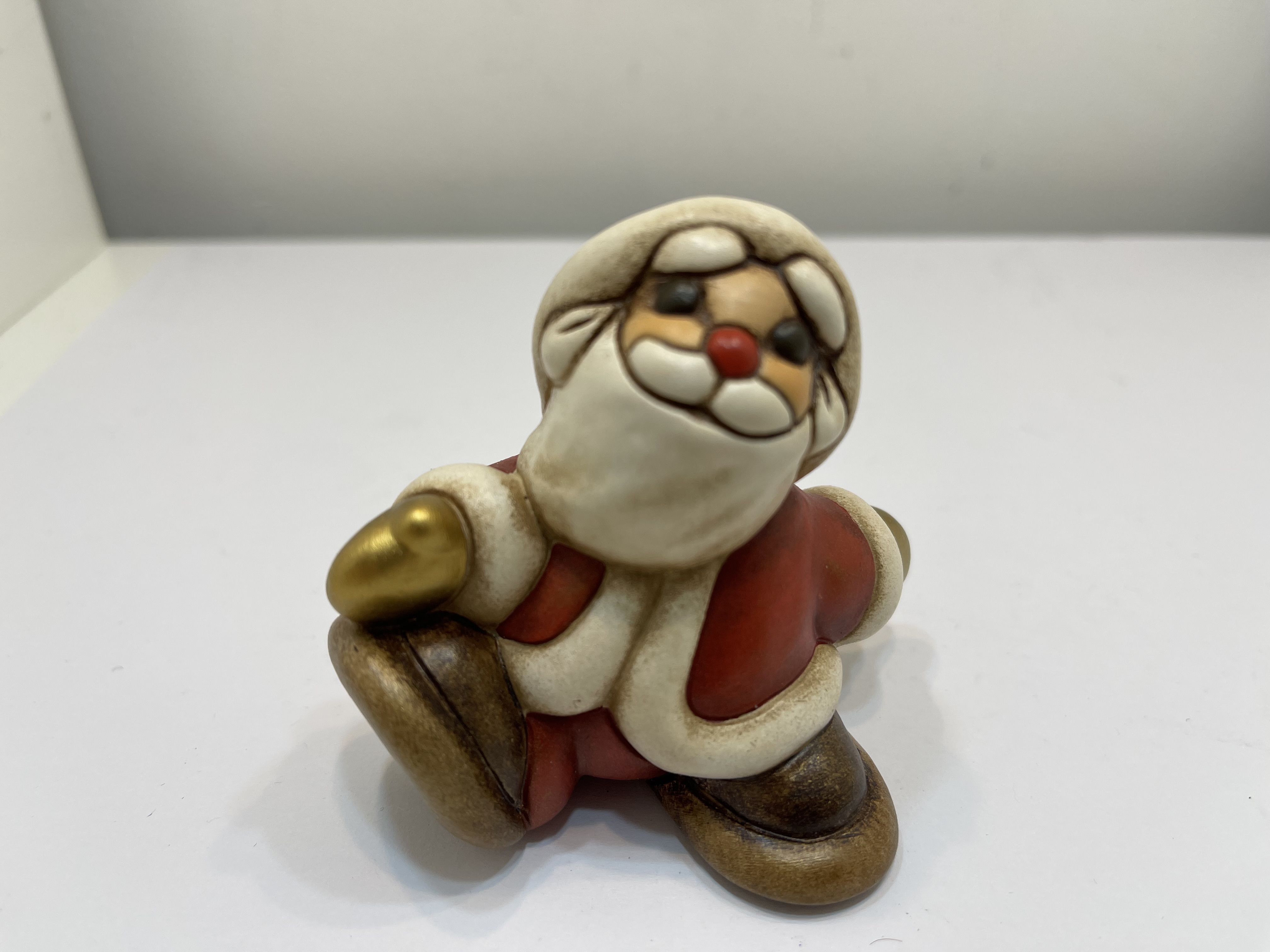 Thun Bozner Figur Sammler Weihnachtsmann 9 cm. Top Zustand.   