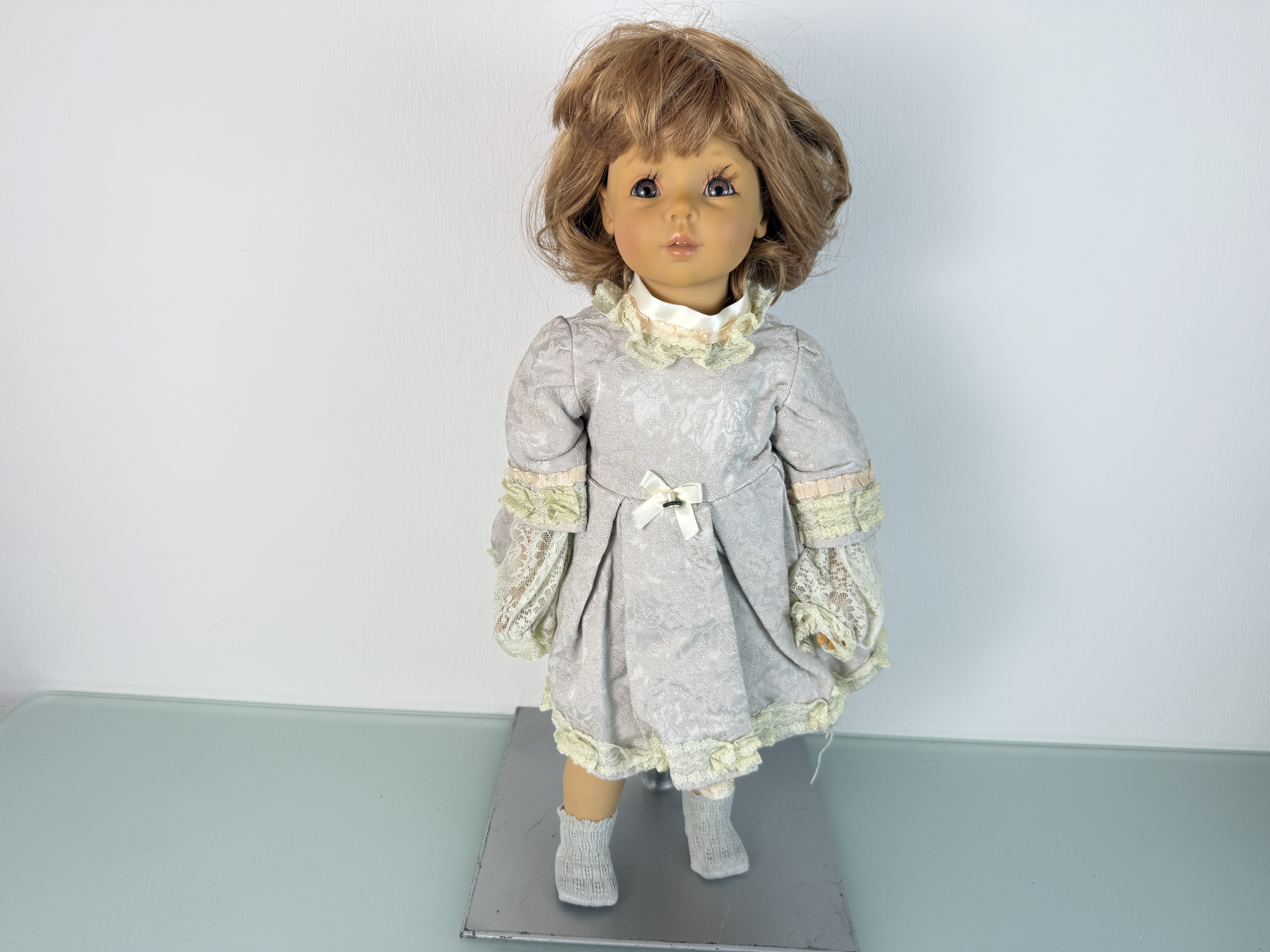 Künstlerpuppe Sammler Götz Vinyl Puppe 52 cm. Top Zustand.   