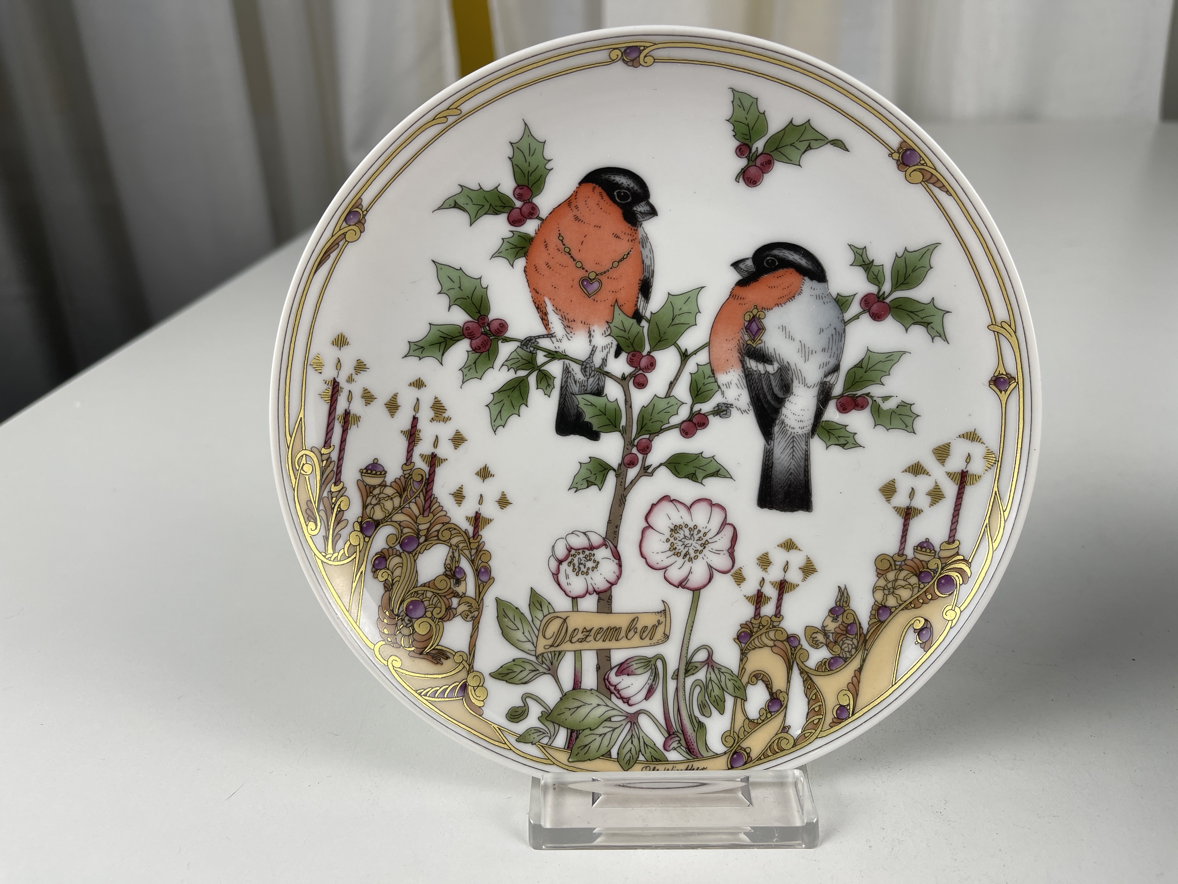 Hutschenreuther Porzellan Teller 16 cm Ø Top Zustand 