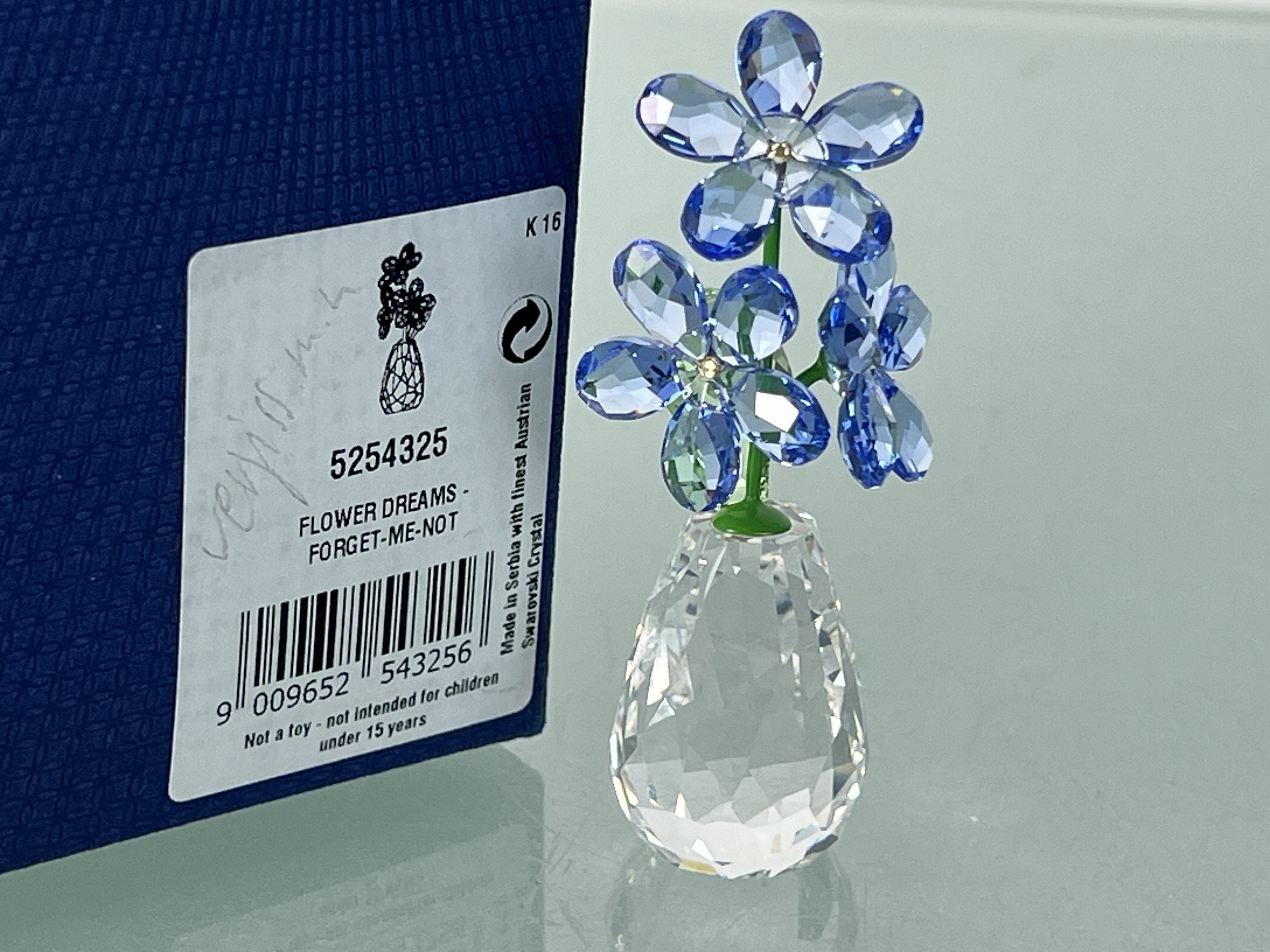 Swarovski Figur 5254325 Blumenträume Vergissmeinnicht 6,9 cm Ovp & Zertifikat Top Zustand
