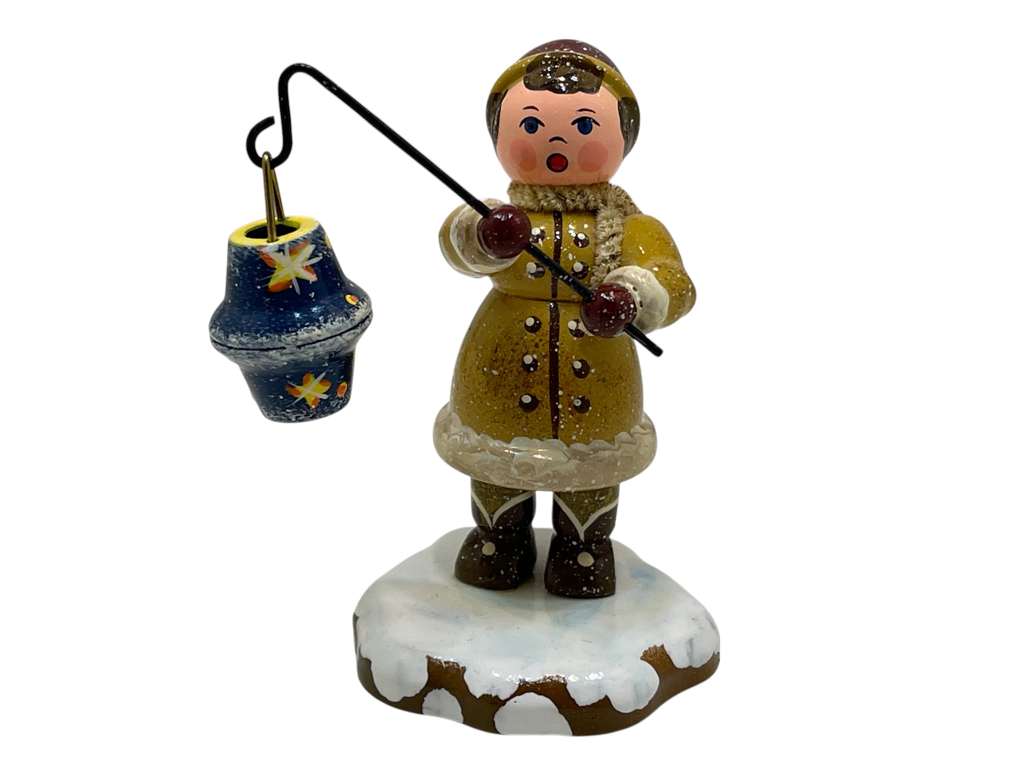 Erzgebirge Sammler Figur Engel Hubrig 7 cm. Top Zustand     