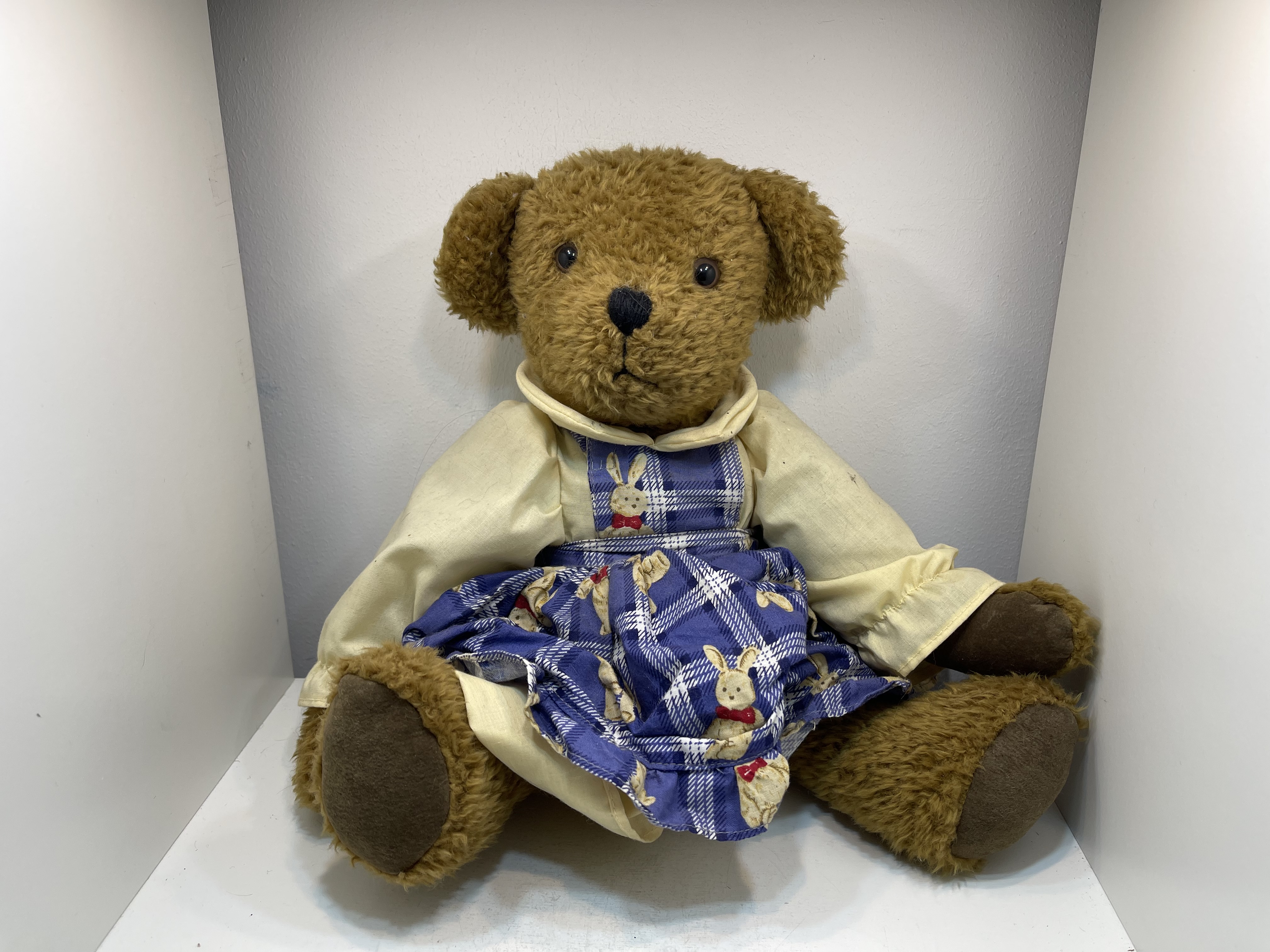 Sammler Stofftier Teddy Bär 34 cm. - Top Zustand     