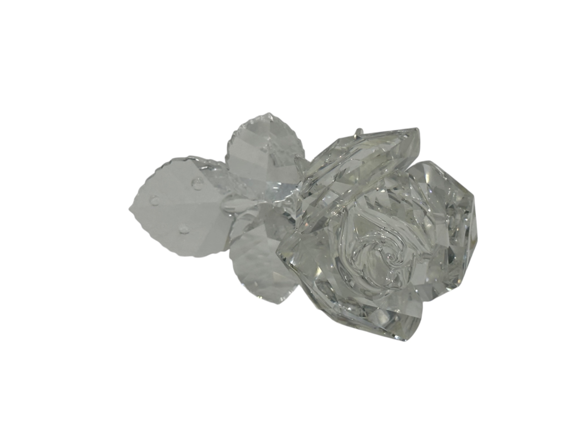 Swarovski Figur 174956 liegende Rose 8,5 cm. Top Zustand