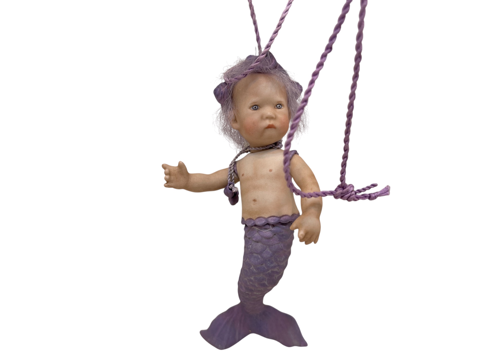Annette Himstedt Winzlinge Porzellan Puppe 11,5 cm  - Top Zustand  