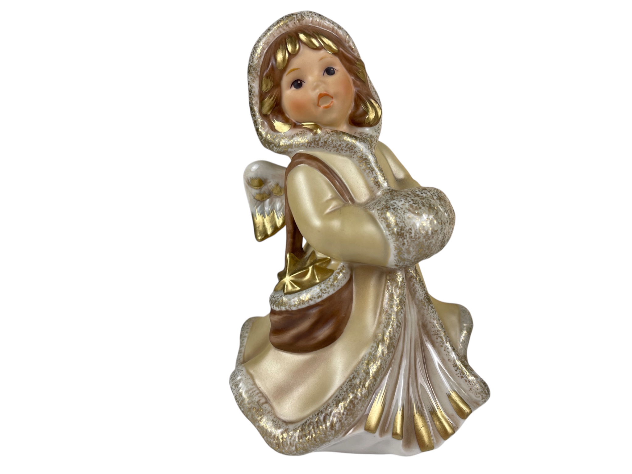 Goebel Figur Engel Sammlerfigur 41 077 mit Muff 16,5 cm. 1 Wahl - Top Zustand  