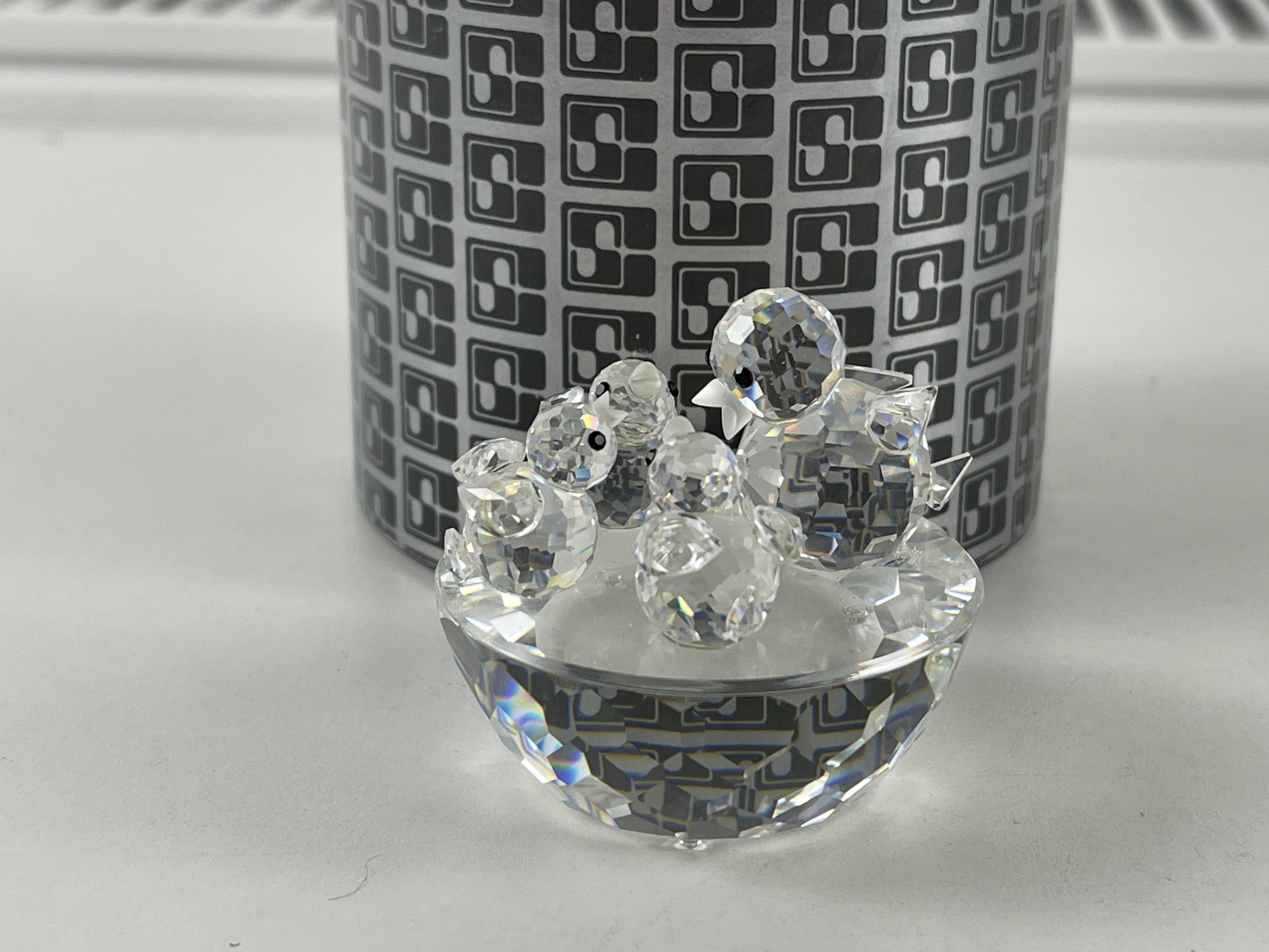 Swarovski Figur Kristall 013842 Vogelnest 5,5 cm  Ø. Ovp Zertifikat Top Zustand