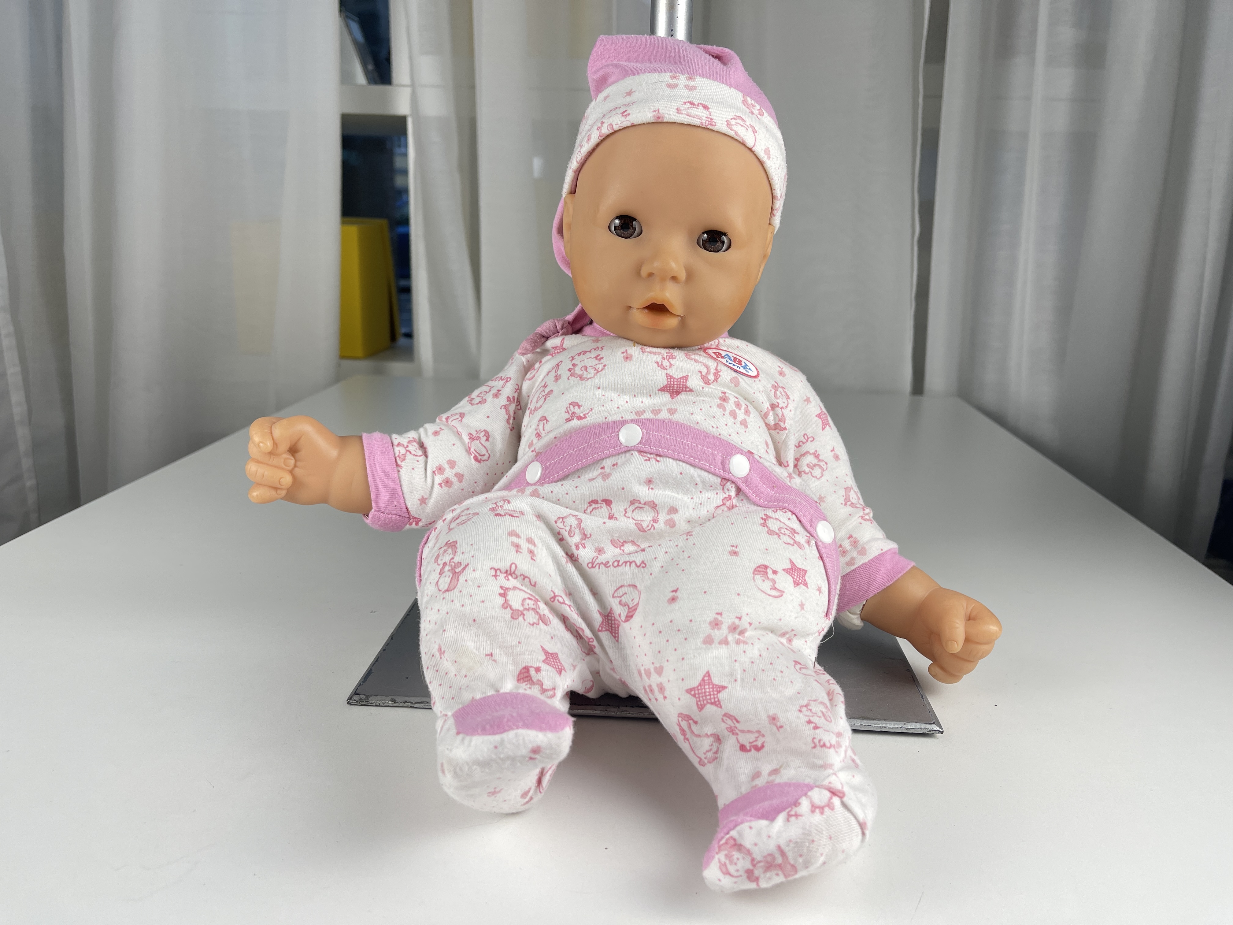 Zapf Puppe Vinyl Puppe 40 cm. Top Zustand    