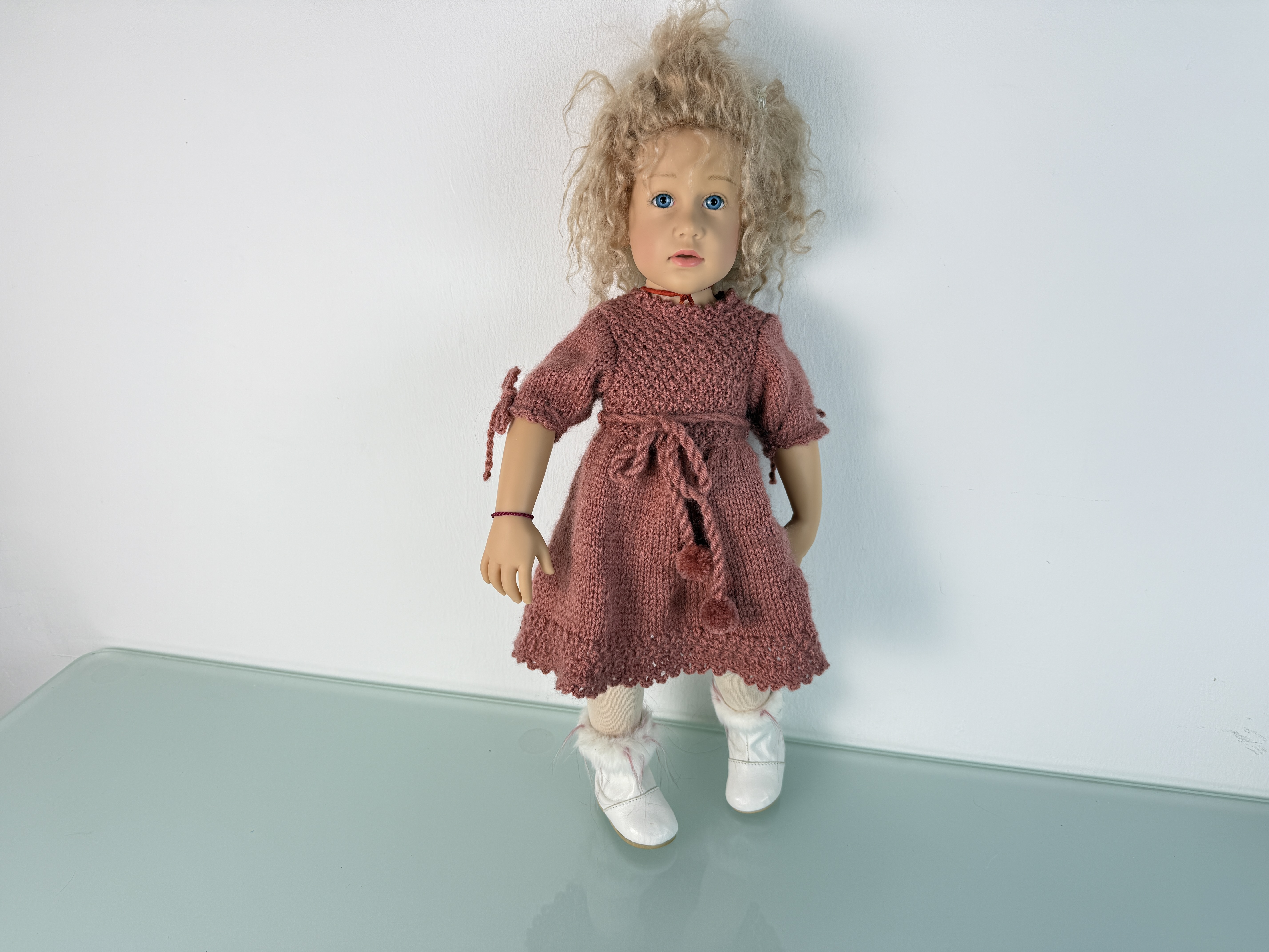 Künstlerpuppe Sammler Götz Vinyl Puppe 47 cm Top Zustand Siehe Foto 