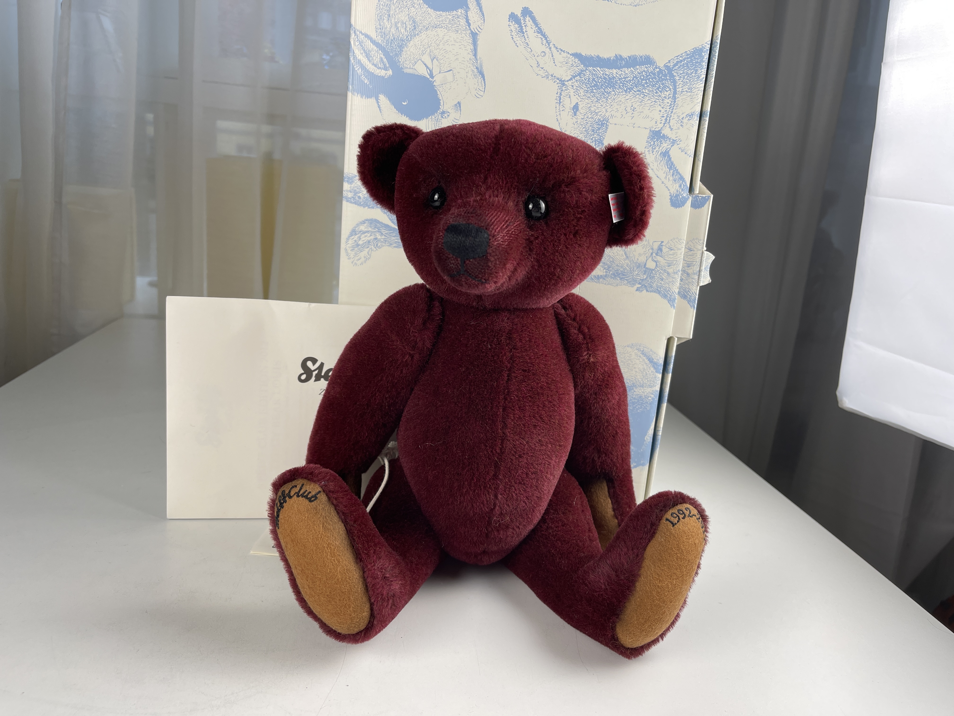 Steiff Tier 421235 - Club Teddy Louise Ltd. 37cm Top Zustand mit OVP & Zertifikat  
