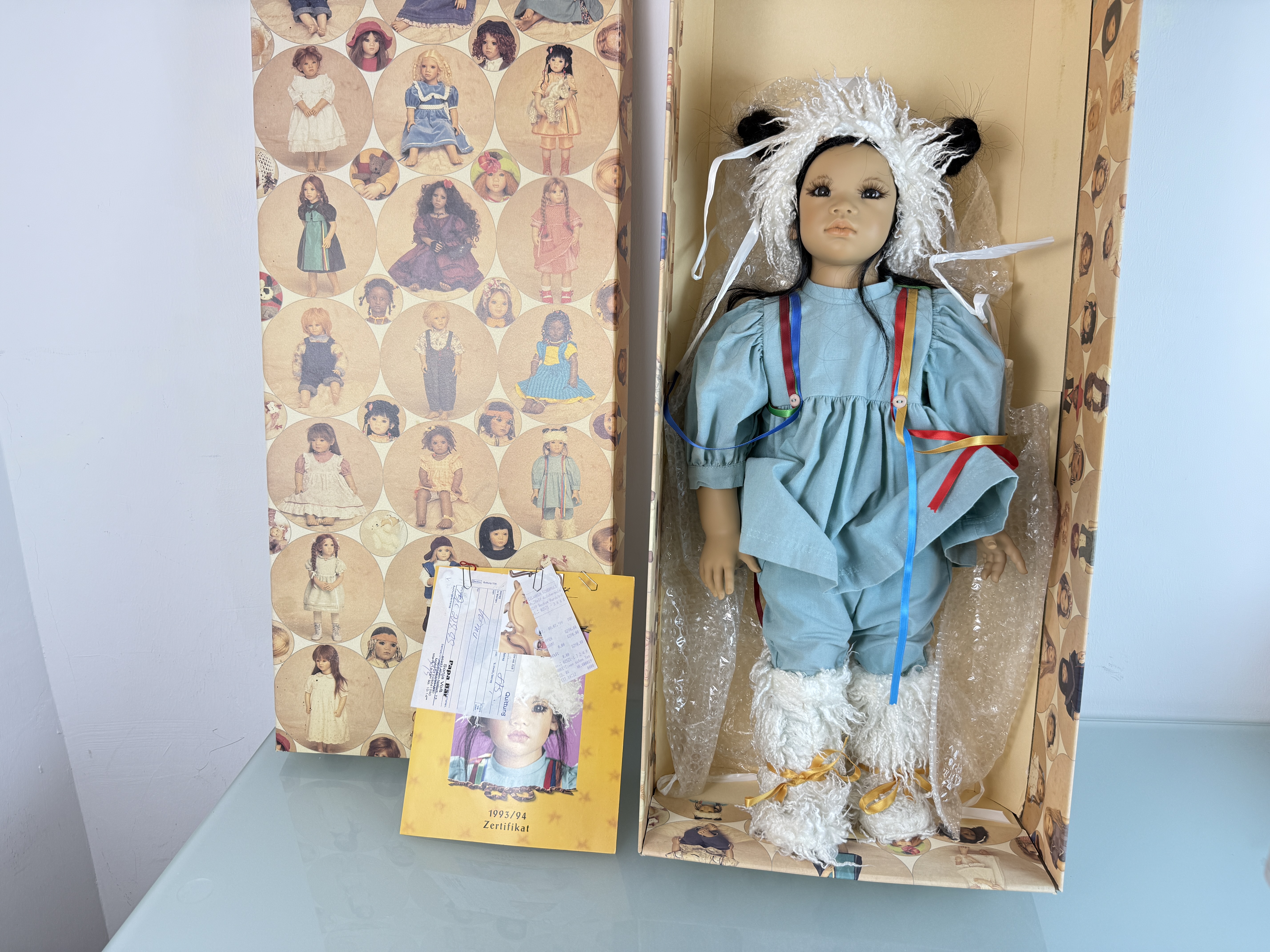 Annette Himstedt Puppe Kima 70 cm. Top Zustand 