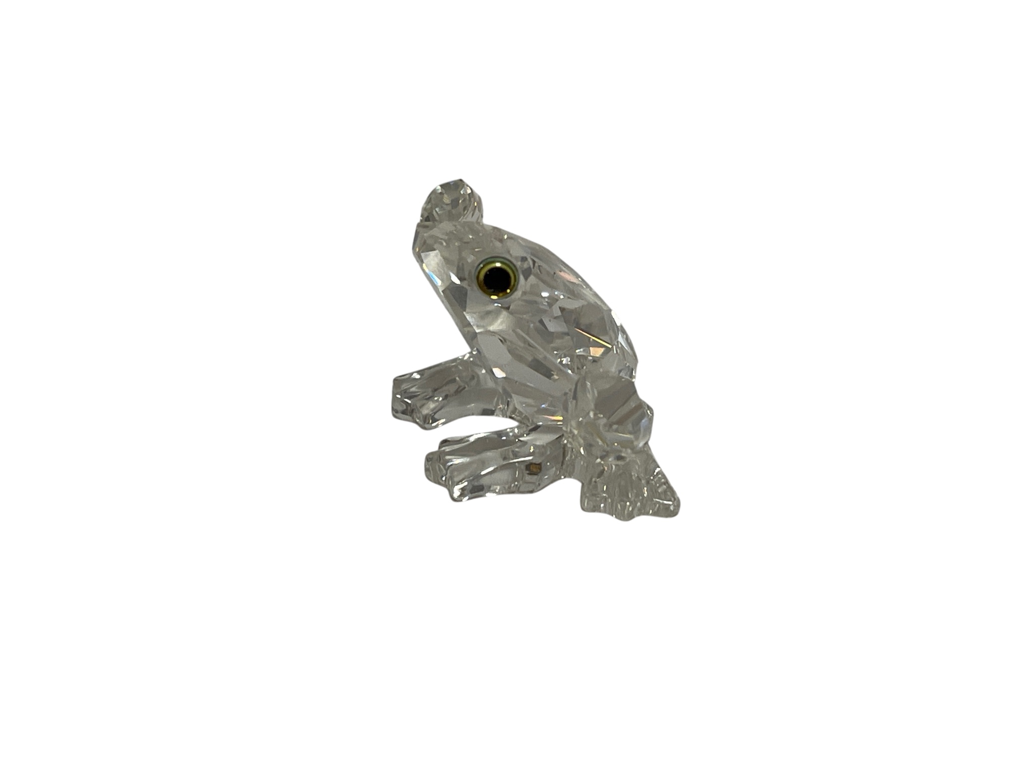 Swarovski Figur Kristall 183113 Frosch Groß 3,5 cm Top Zustand 
