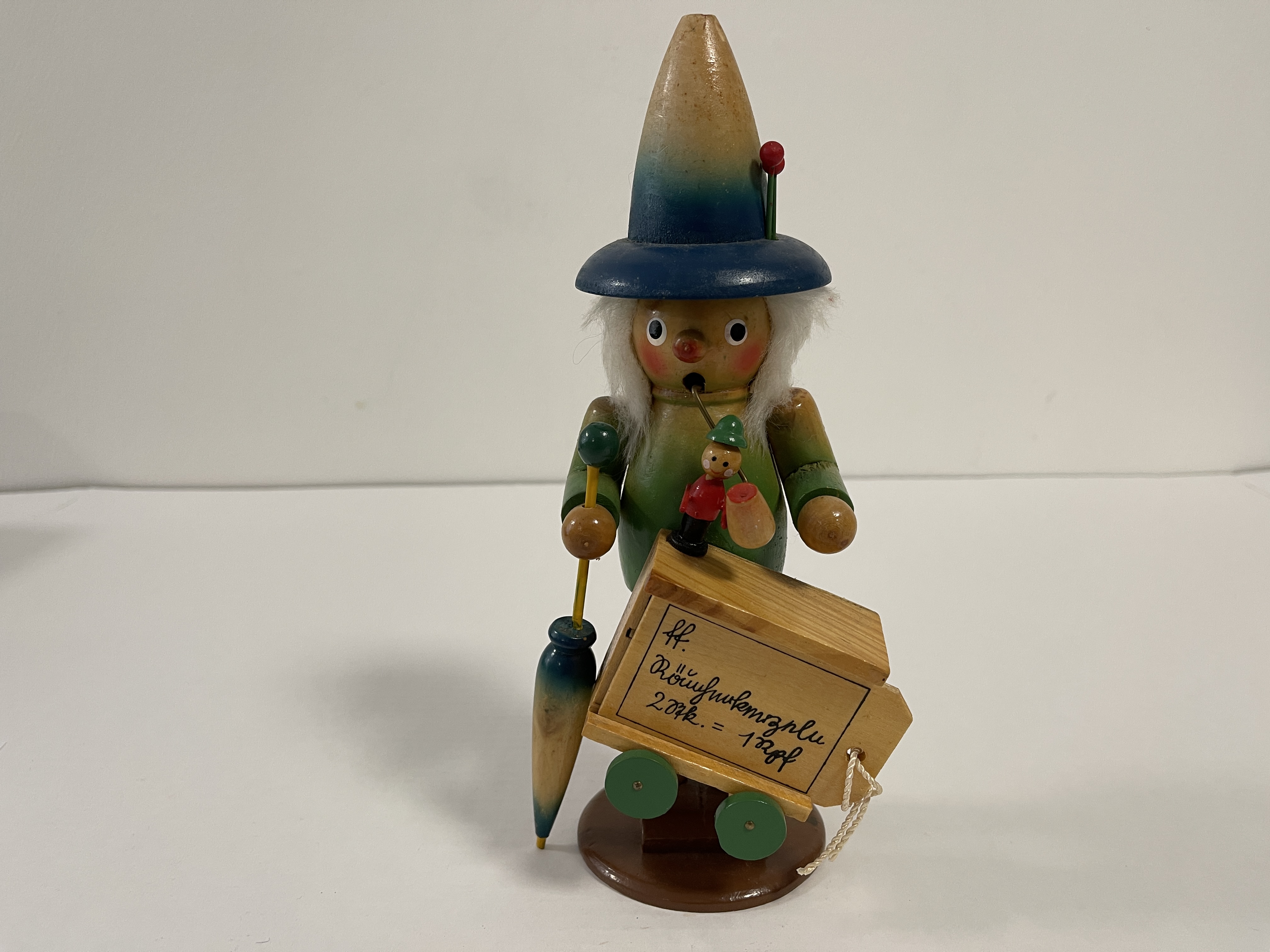 Erzgebirge Figur Räuchermännchen 26 cm. Zustand siehe Fotos 