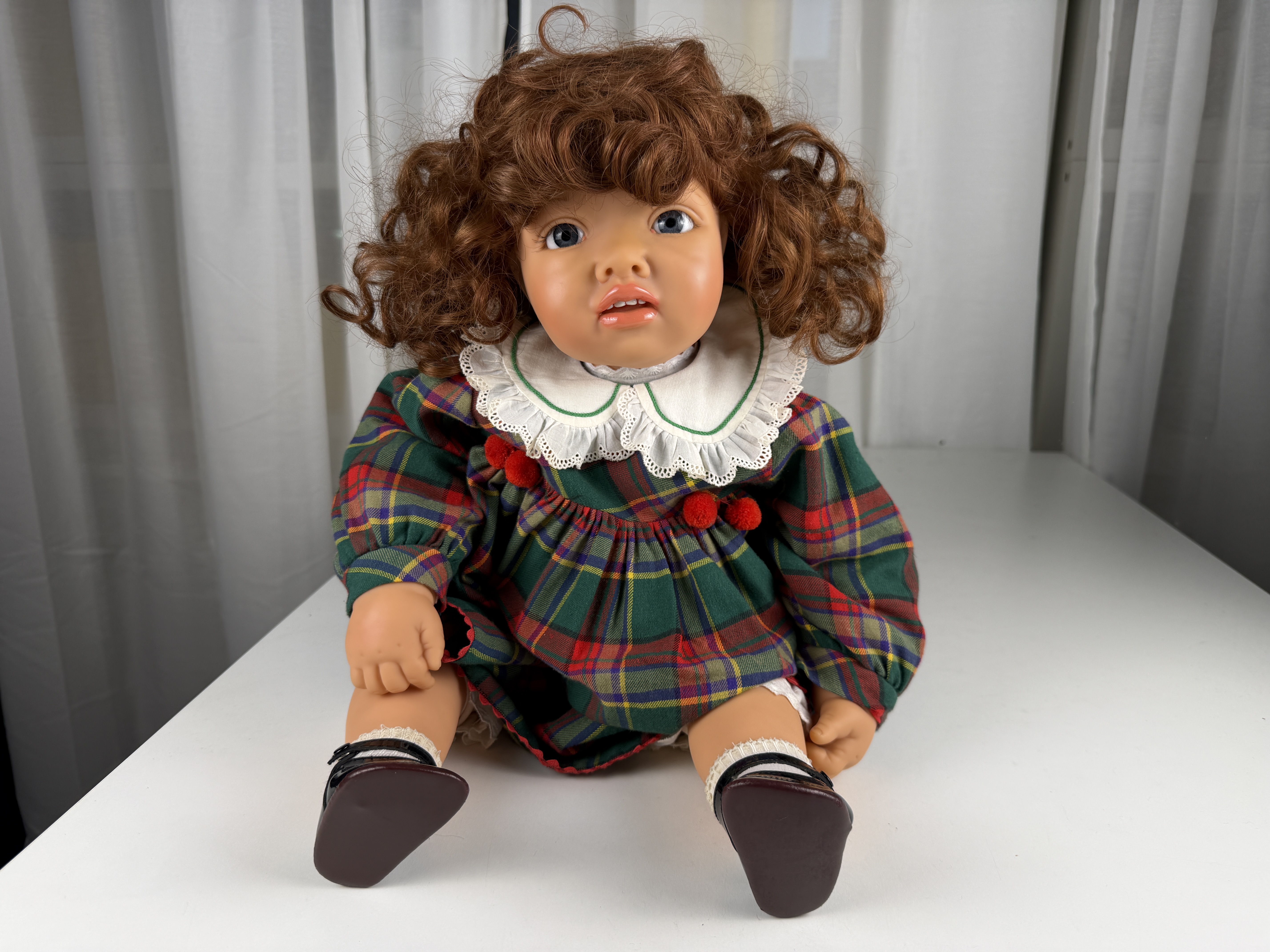 Künstlerpuppe Sammler Götz Carin Lossnitzer Vinyl Puppe 60 cm. Top Zustand