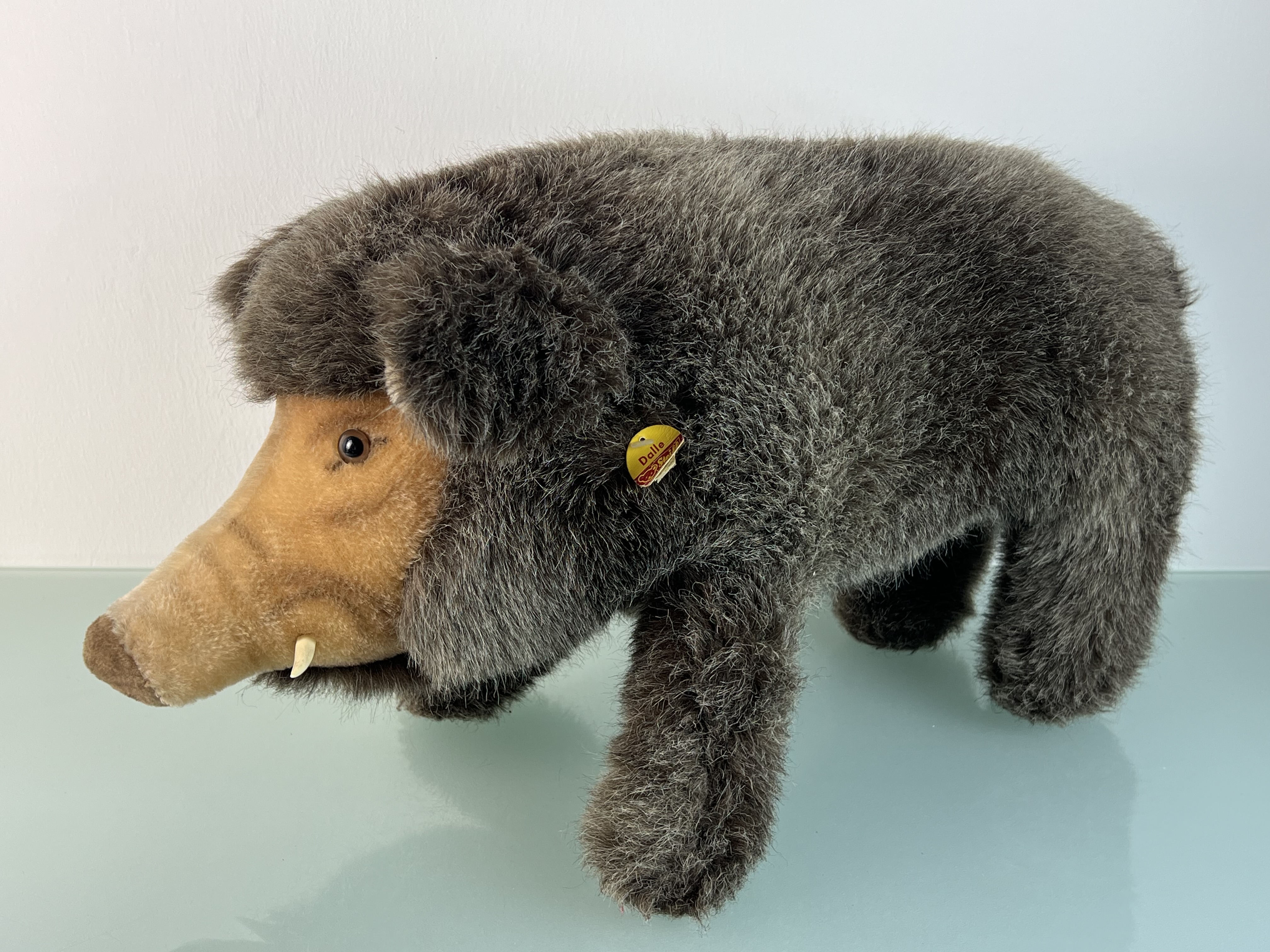 Steiff Tier  2677/40 Dalle Wildschwein 58 cm Lang / 29 cm Hoch. Top Zustand 
