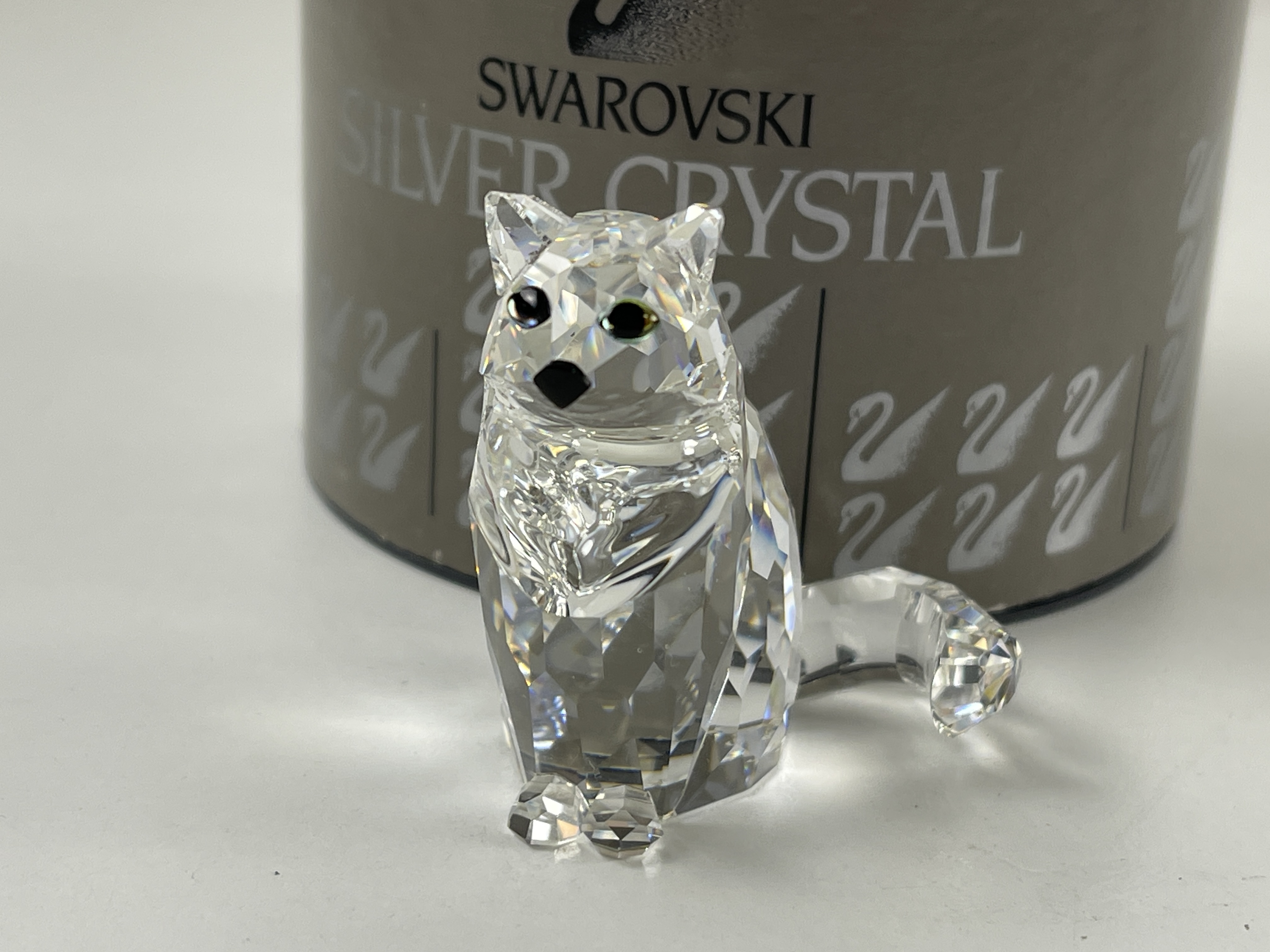 Swarovski Figur 160799 Katze 4,7 cm. Ovp & Zertifikat - Top Zustand  