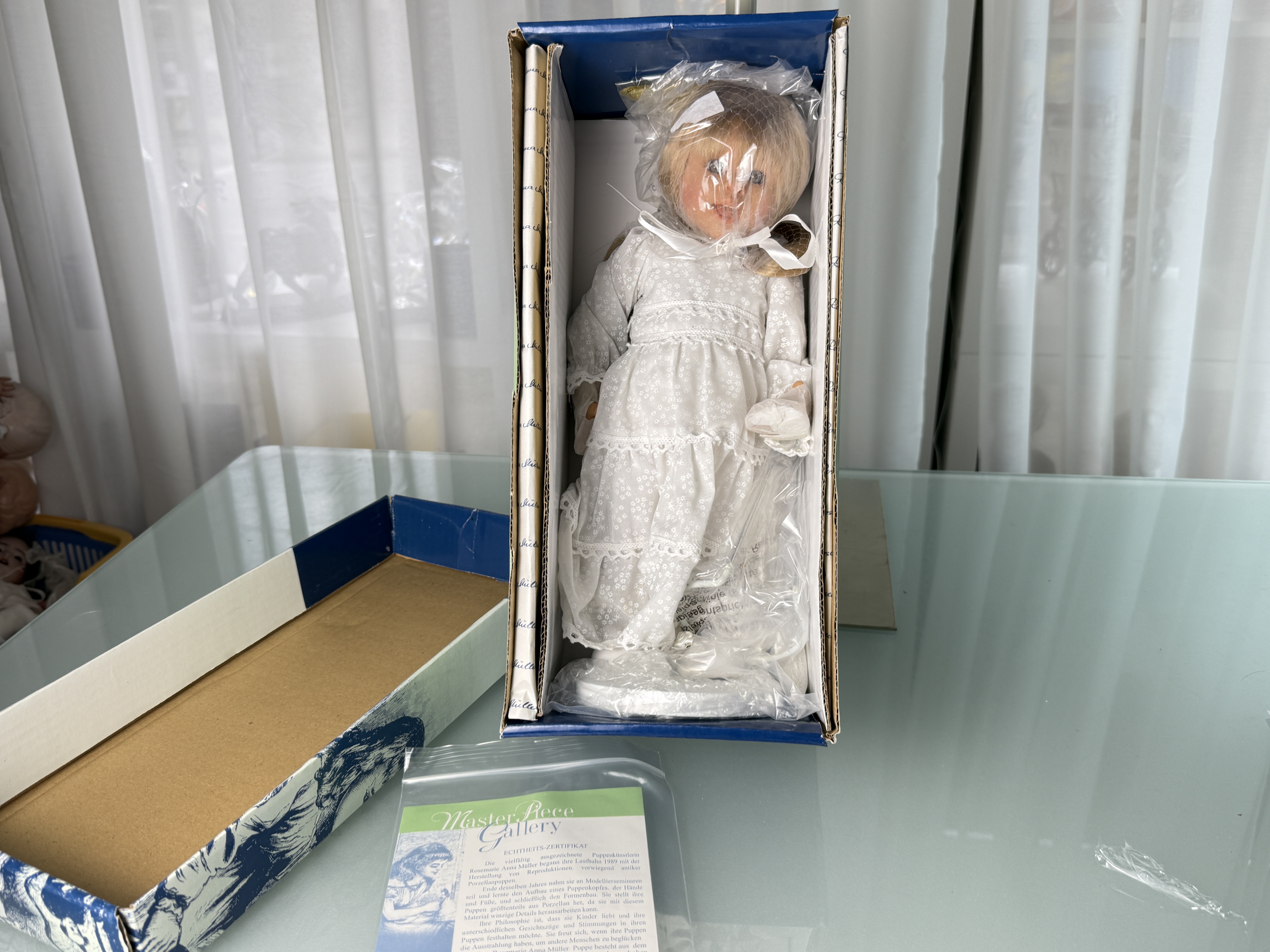 Künstlerpuppe Rosemarie Anna Müller Puppe 34 cm. Top Zustand