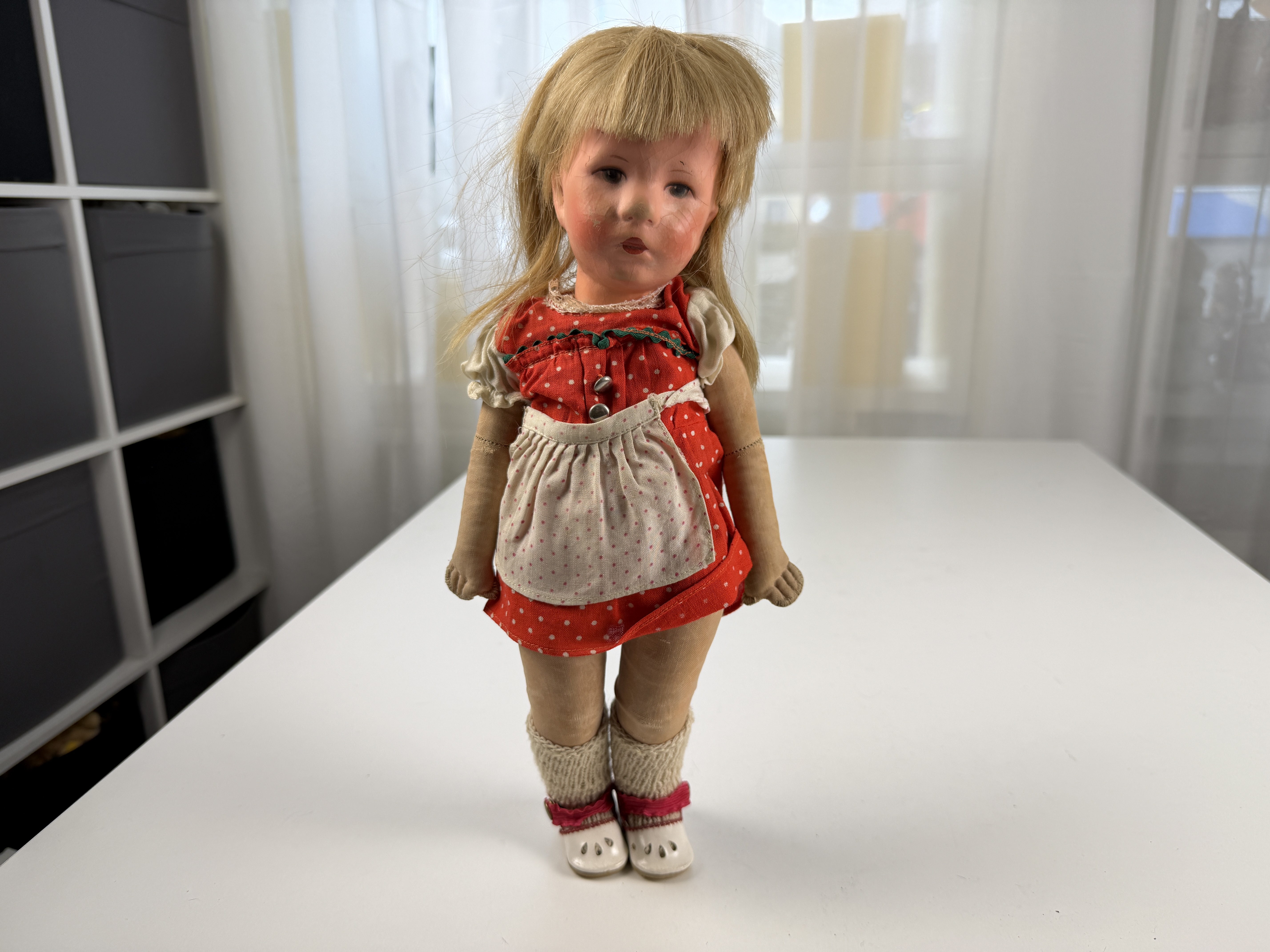 Alte Käthe Kruse Puppe Sammlerpuppe 35 cm - Zustand Gut siehe Fotos 