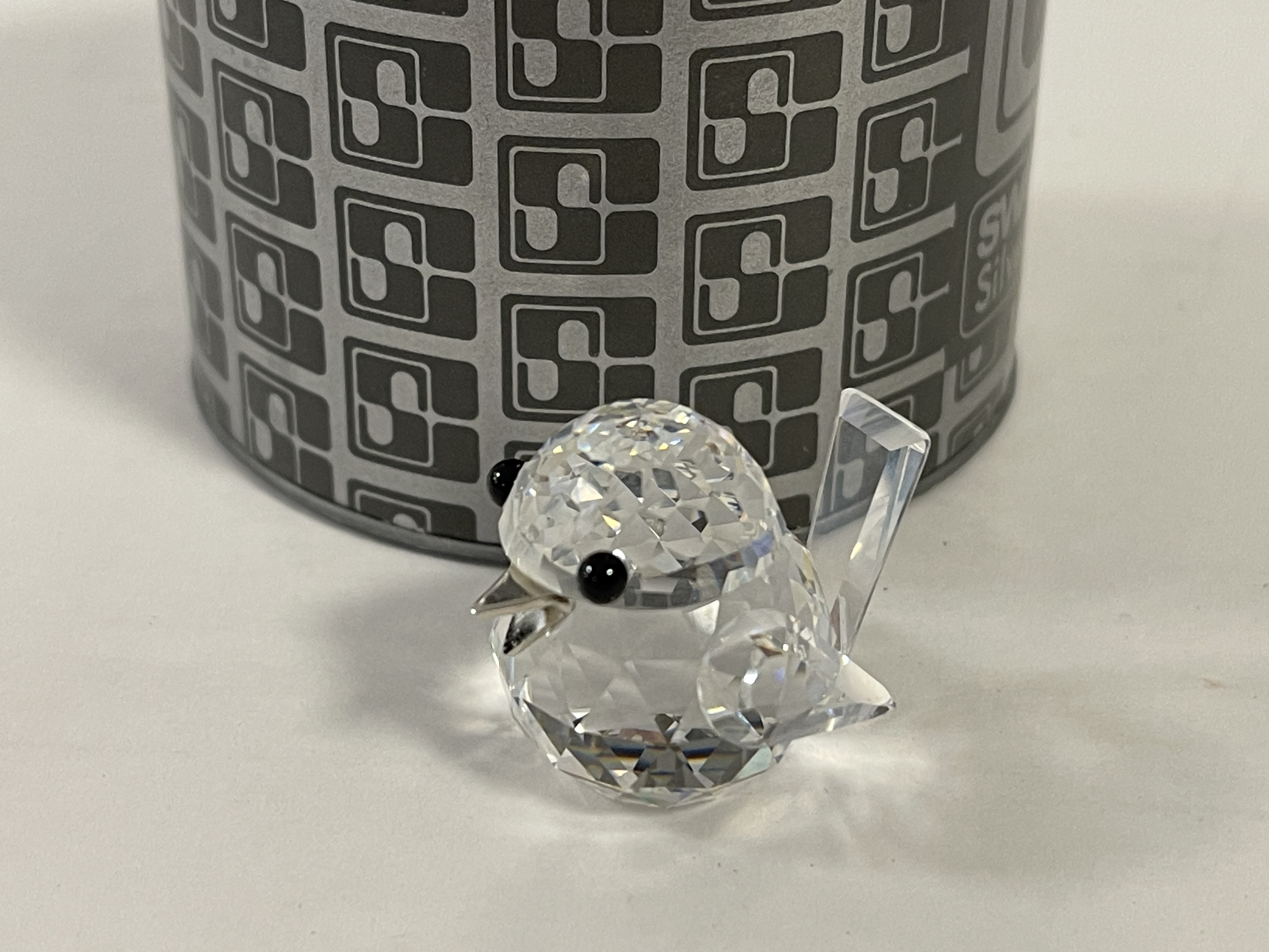  Swarovski Figur Kristall 010017 Spatz 3 cm. Ovp & Zertifikat + Top Zustand 
