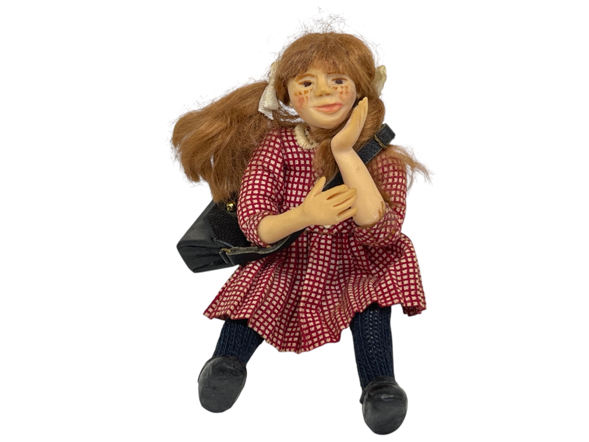 Sammler Puppe Porzellan Puppe 12 cm. Top Zustand