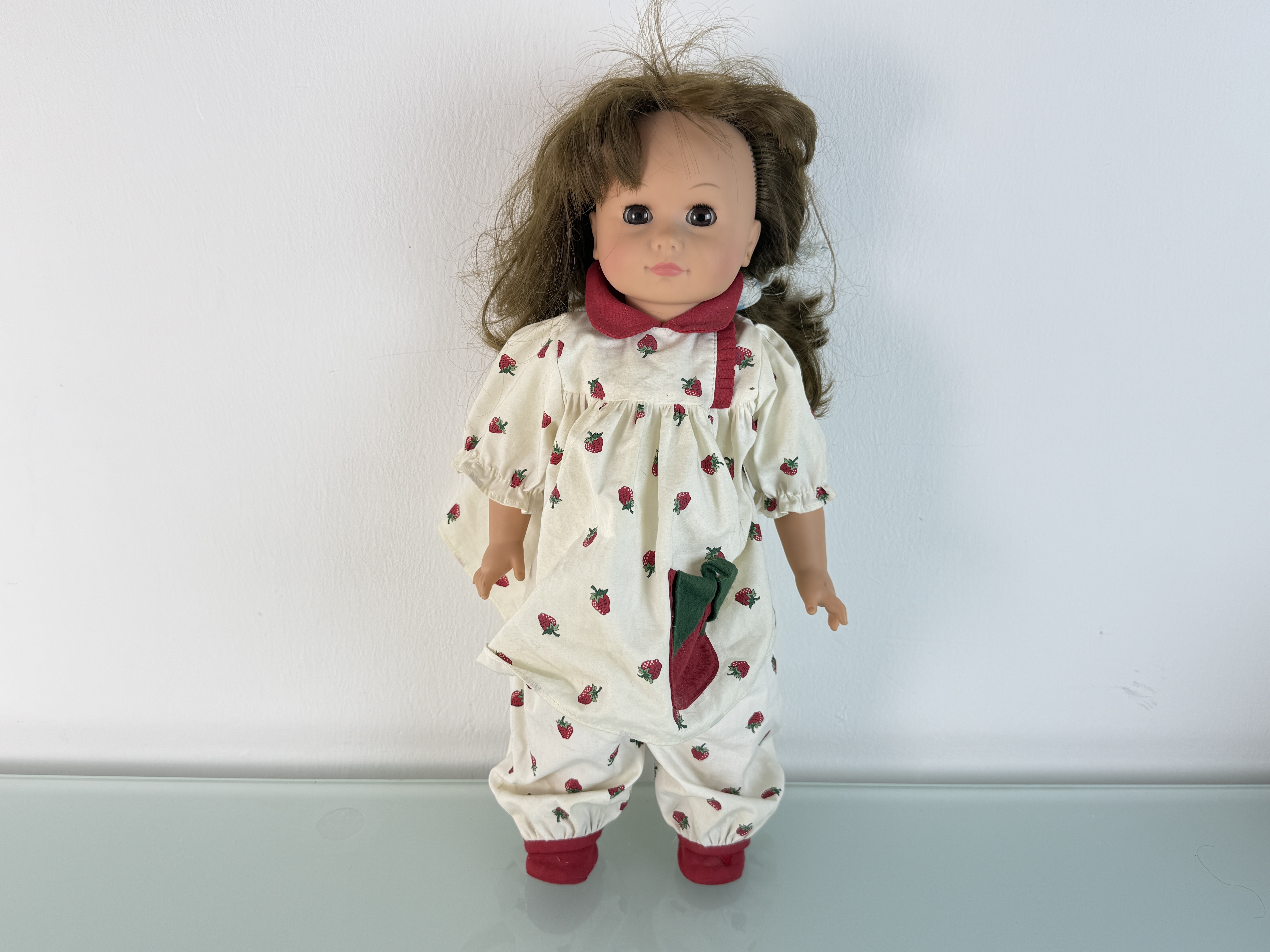 Künstlerpuppe Sammler Götz Vinyl Puppe 43 cm. Top Zustand siehe Fotos