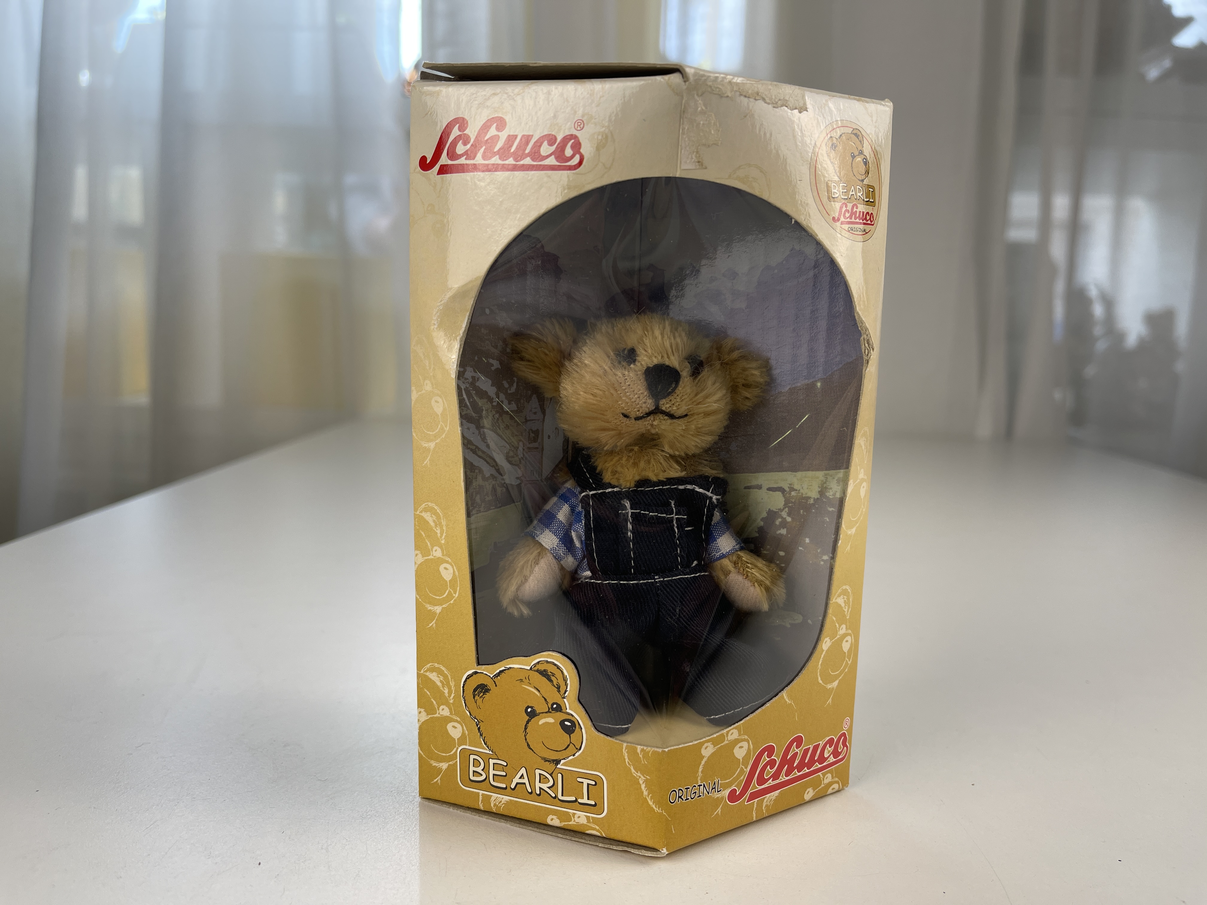Sammler Tier Stofftier Schuco Teddy Bär 10 cm Zustand siehe Fotos 