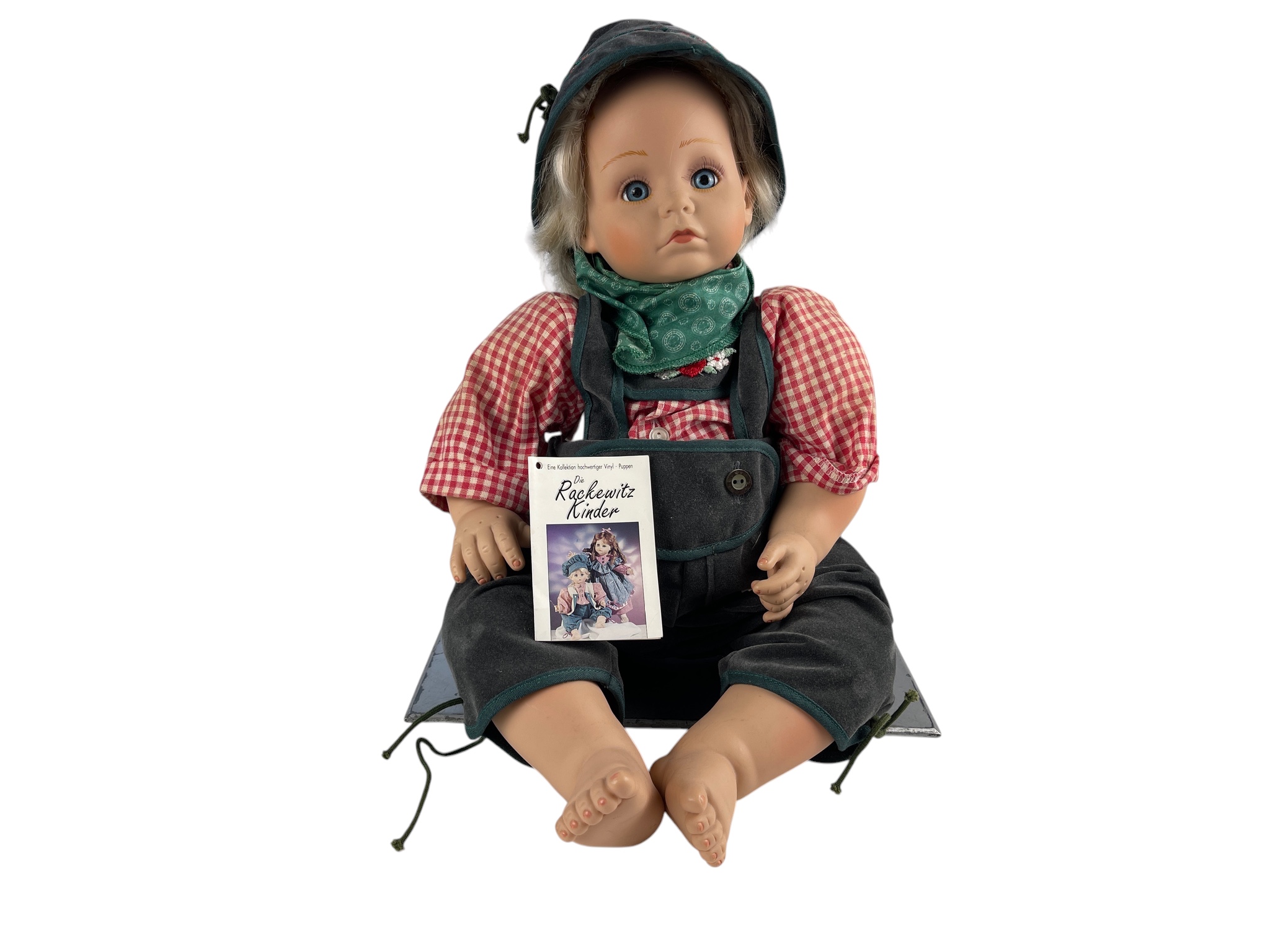 Gilde Künstlerpuppe Vinyl Sammler Puppe 38 cm. Guter Zustand