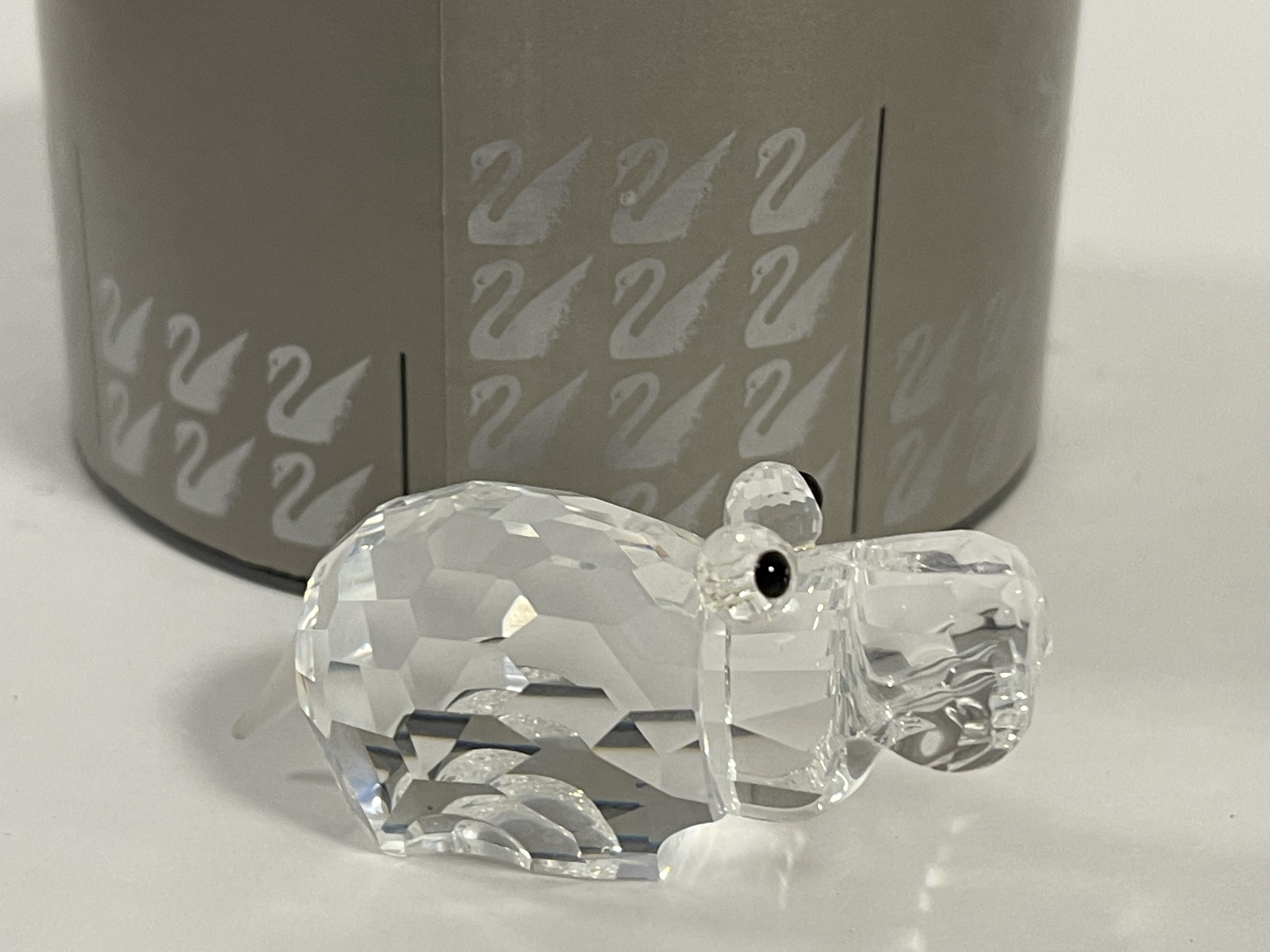  Swarovski Figur 151737 Nilpferd 5,5 cm. Ovp. Top Zustand 