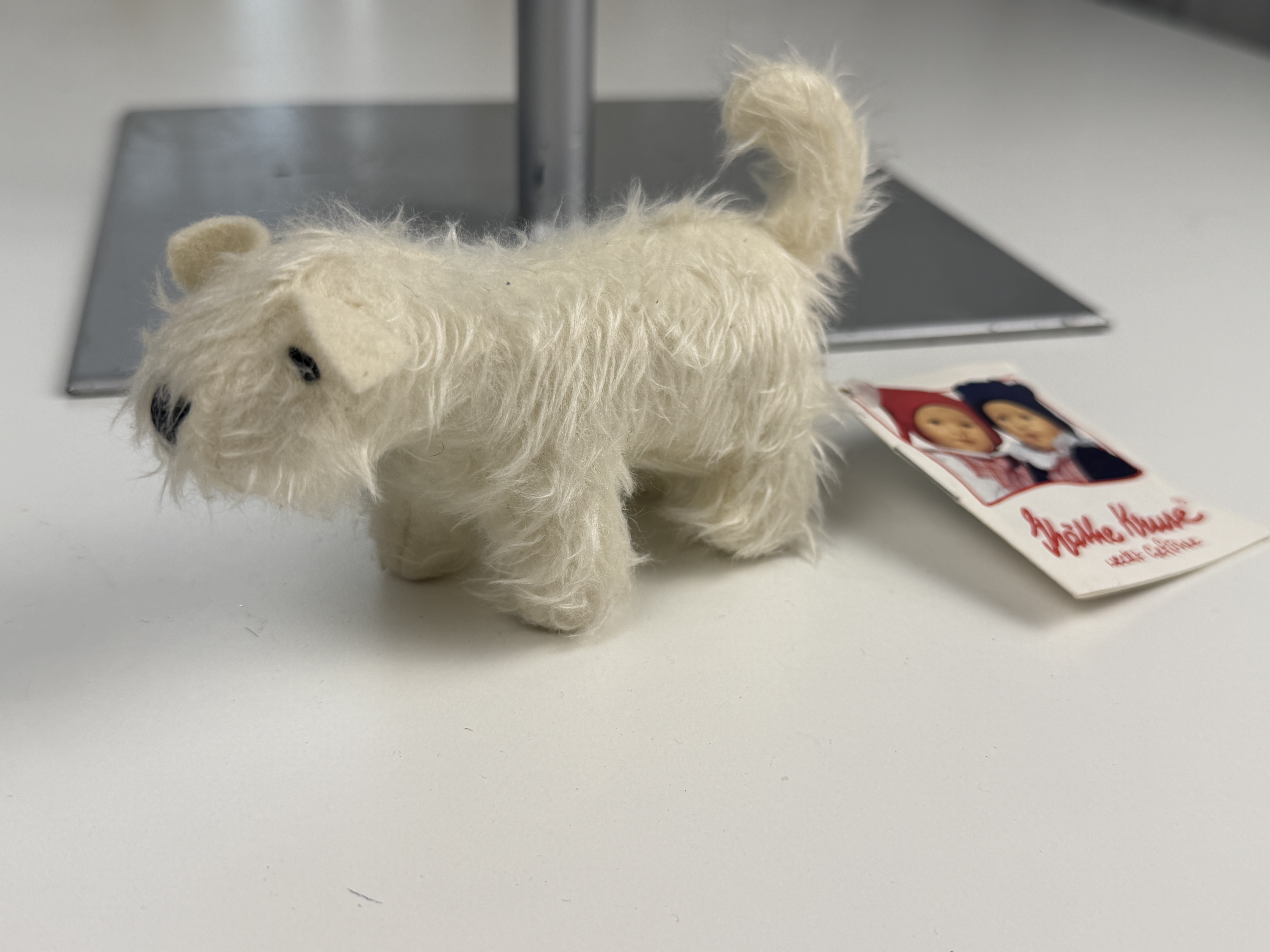 Käthe Kruse Stofftier Künstler Stofftier Terrier 7 x 13 cm. Top Zustand 