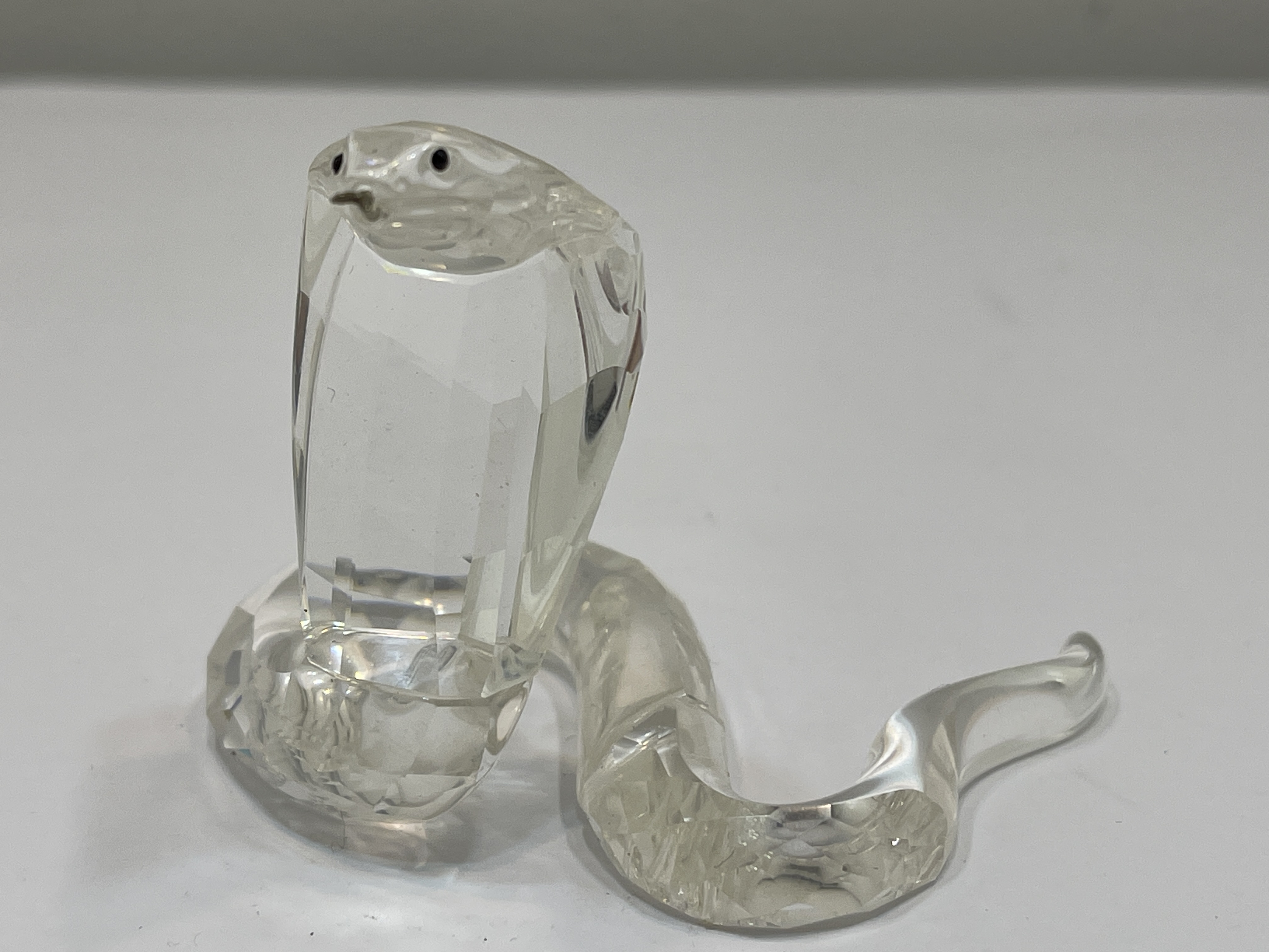  Swarovski Figur 243979 Schlange Cobra 6,5 cm. Top Zustand 