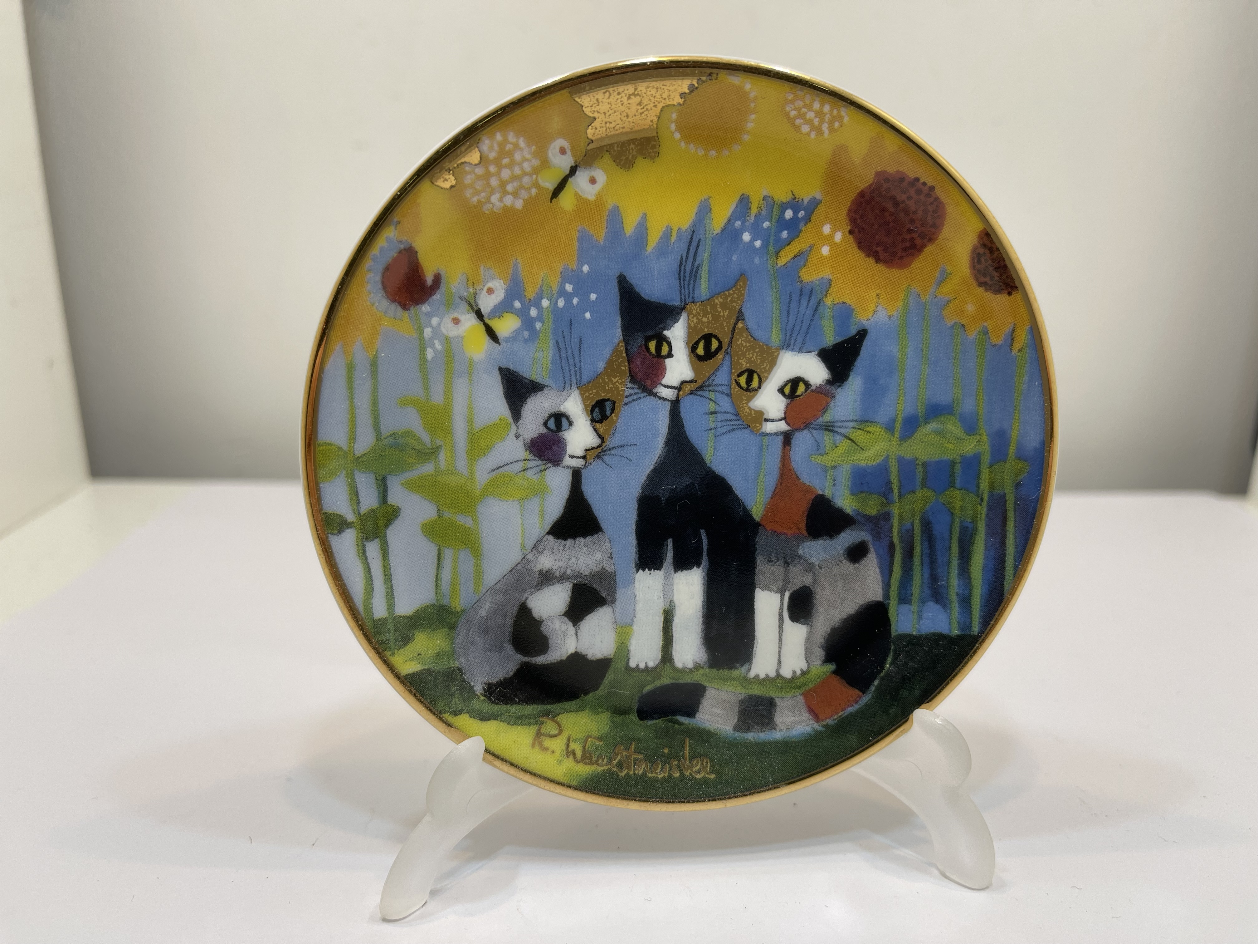  Goebel Figur Rosina Wachtmeister Sammler Teller Ø 9,5 cm - 1 Wahl. Top Zustand 